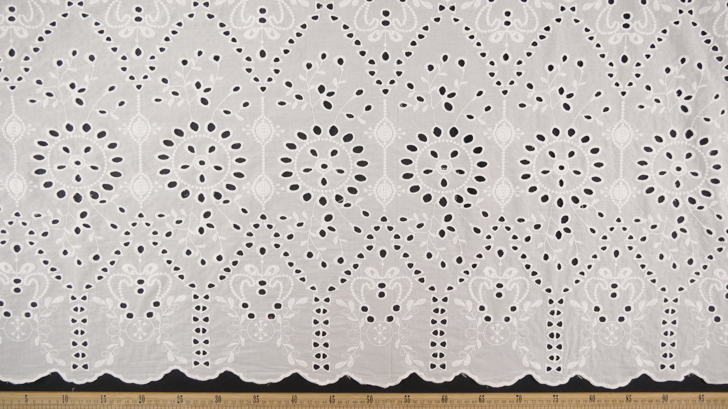 BRODERIE ESPANHOL BLANCO AZULADO