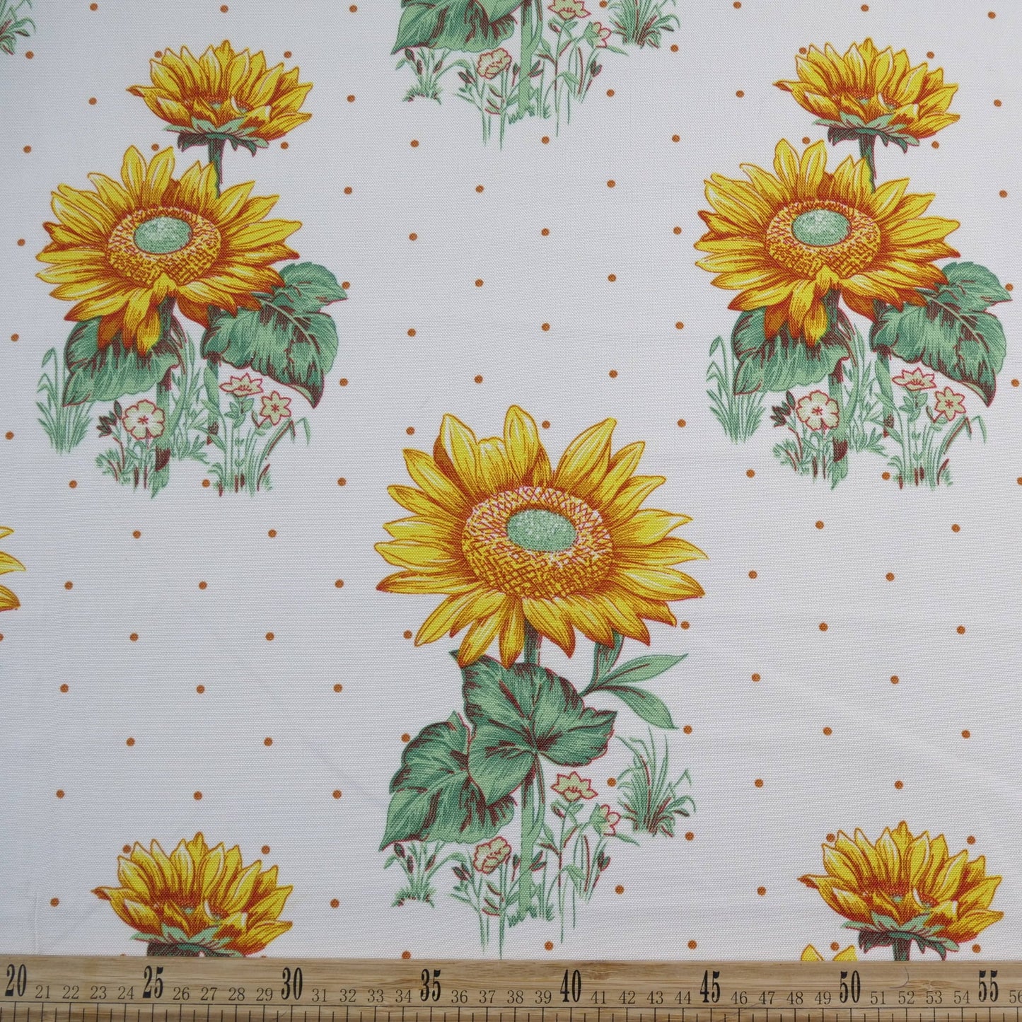 MANTELERIA ESTAMPADO BLANCO PAPIRO GIRASOLES