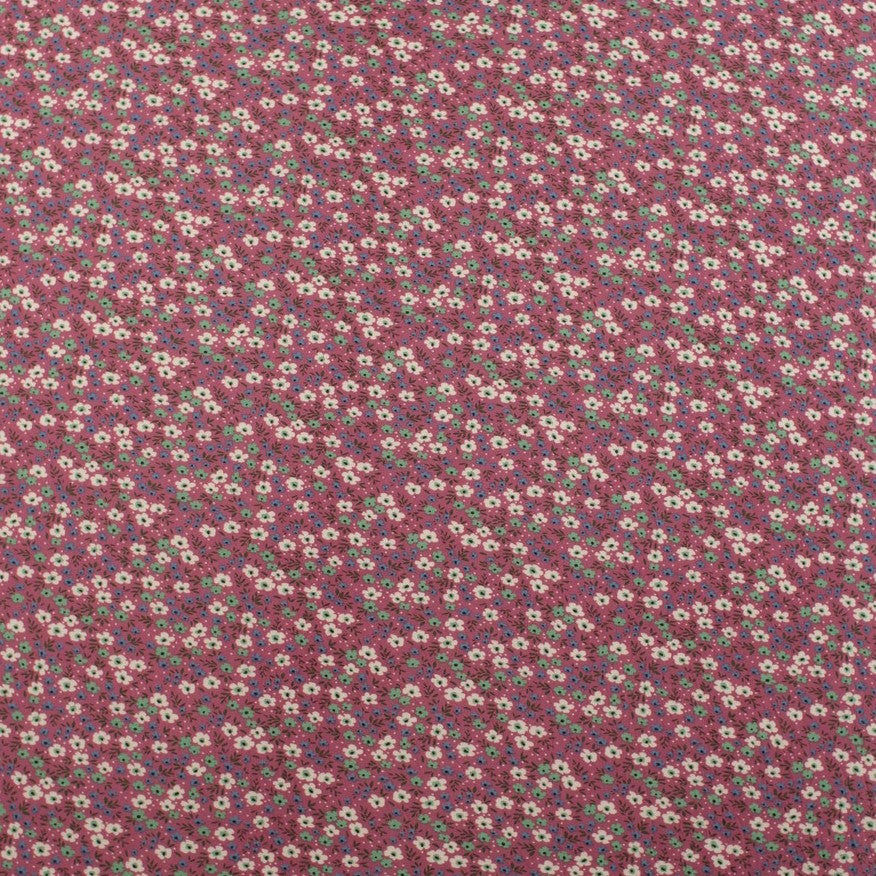 PIEL DE DURAZNO ESTAMPADO LILA BORDEAUX FLORAL