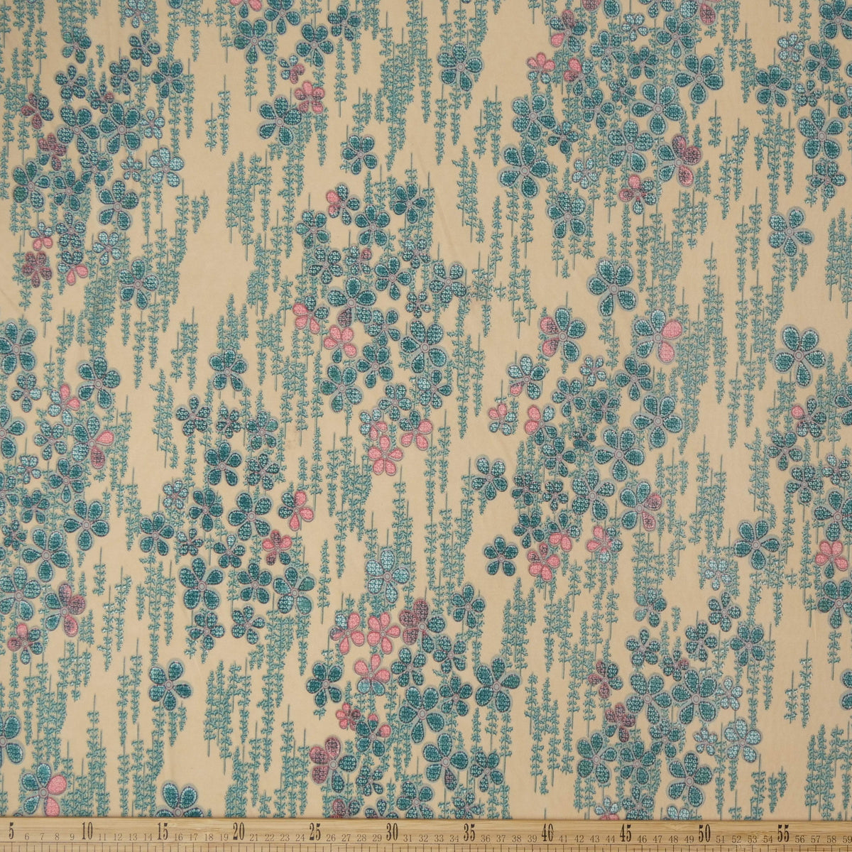 MODAL ESTAMPADO BEIGE ARENA FLORES
