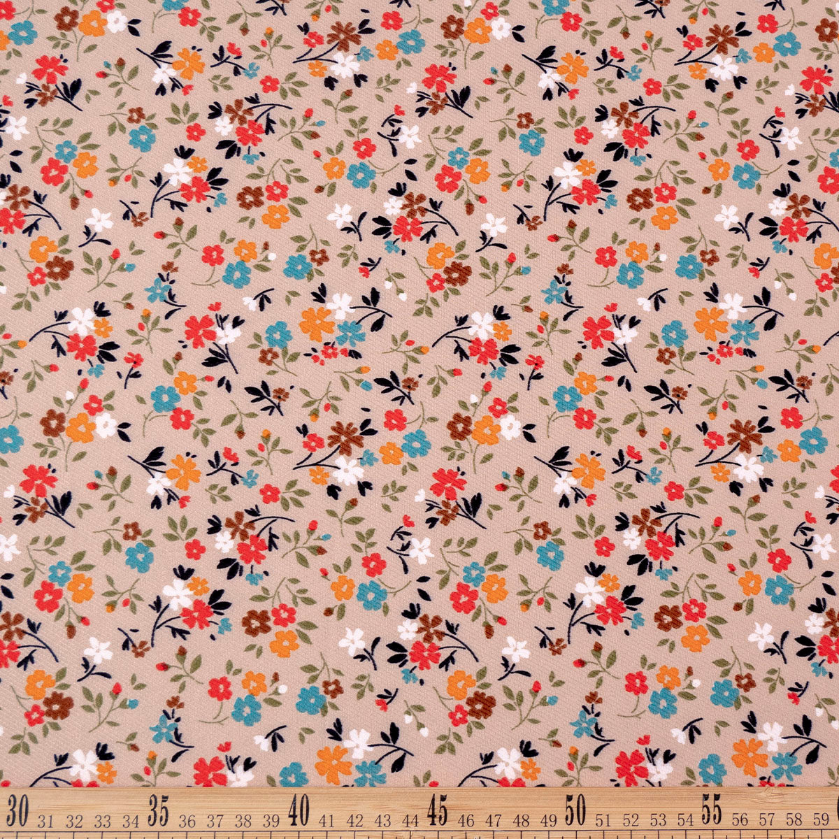 MICRO TWILL ESTAMPADO BEIGE LANA