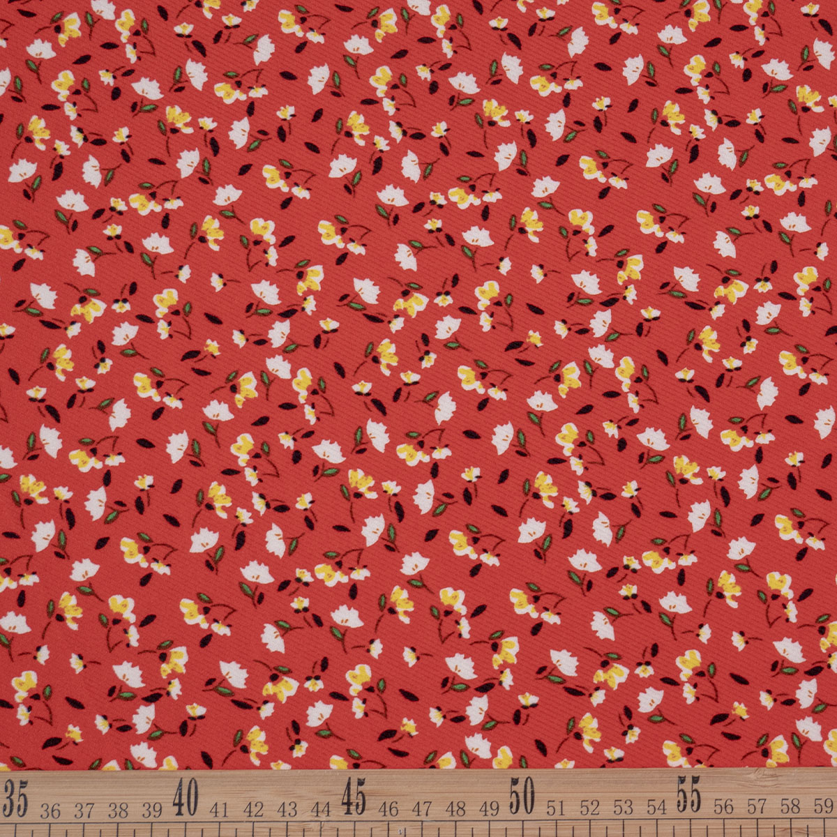 MICRO TWILL ESTAMPADO ROJO NARANJA
