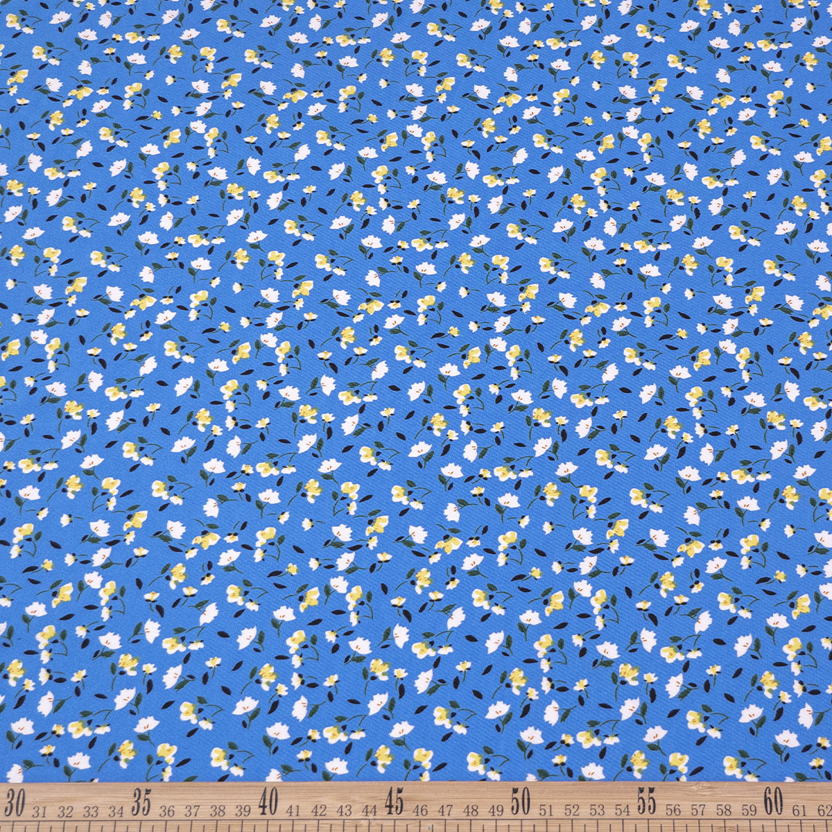 MICRO TWILL ESTAMPADO TURQUESA CYAN