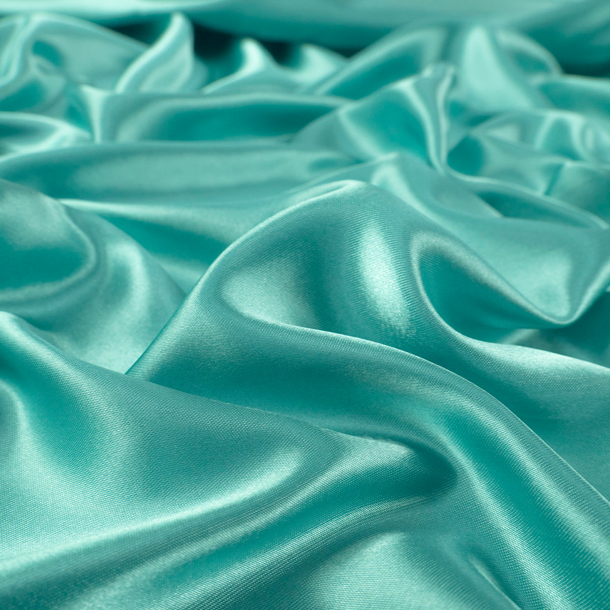 SATEN POLY VERDE TURQUESA