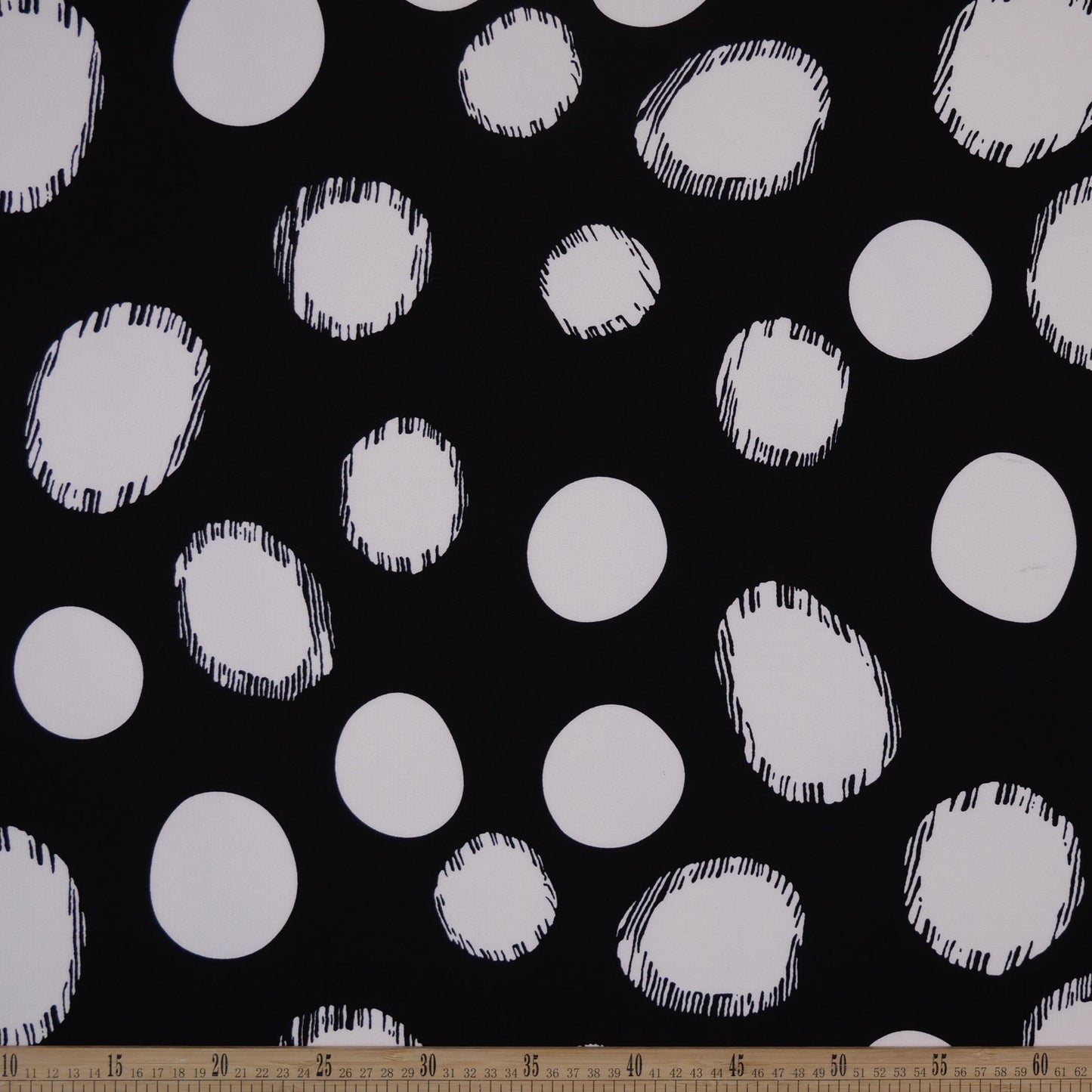 FIBRANA LINO ESTAMPADO NEGRO METEORITO
