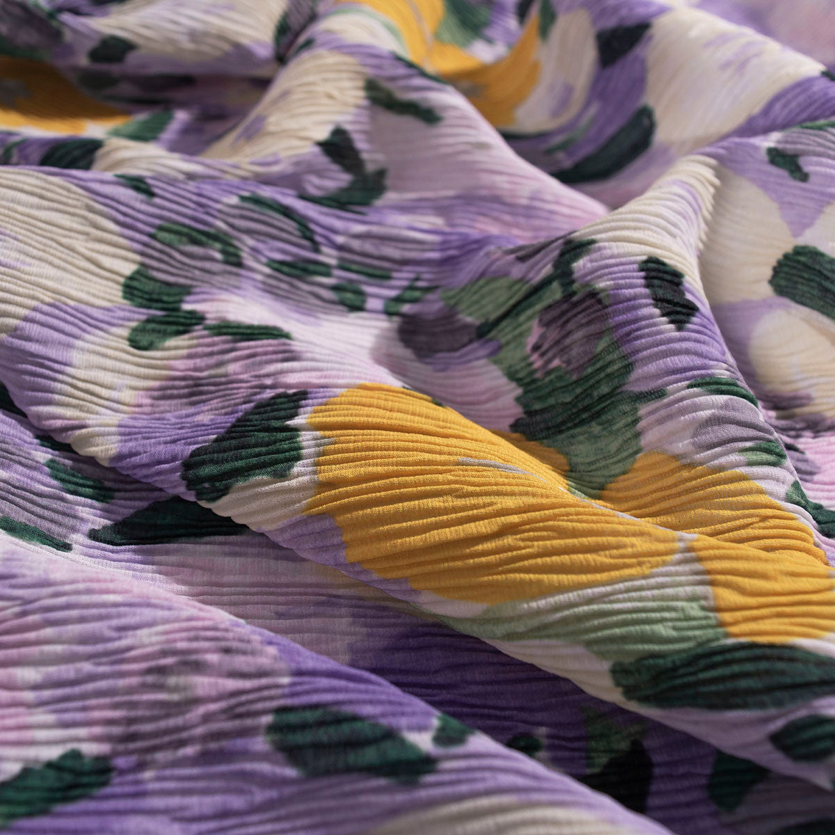 DRAPE ESTAMPADO LILA EASTER CON FLORES ABSTRACTAS