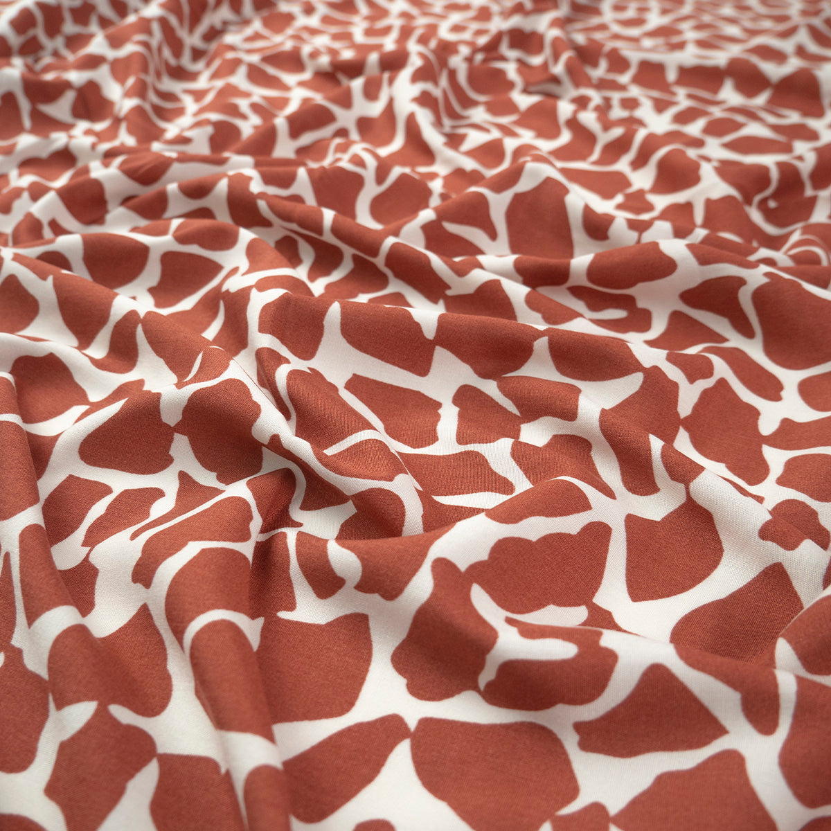 FIBRANA ESTAMPADA MARRON CARIBOU ANIMAL PRINT