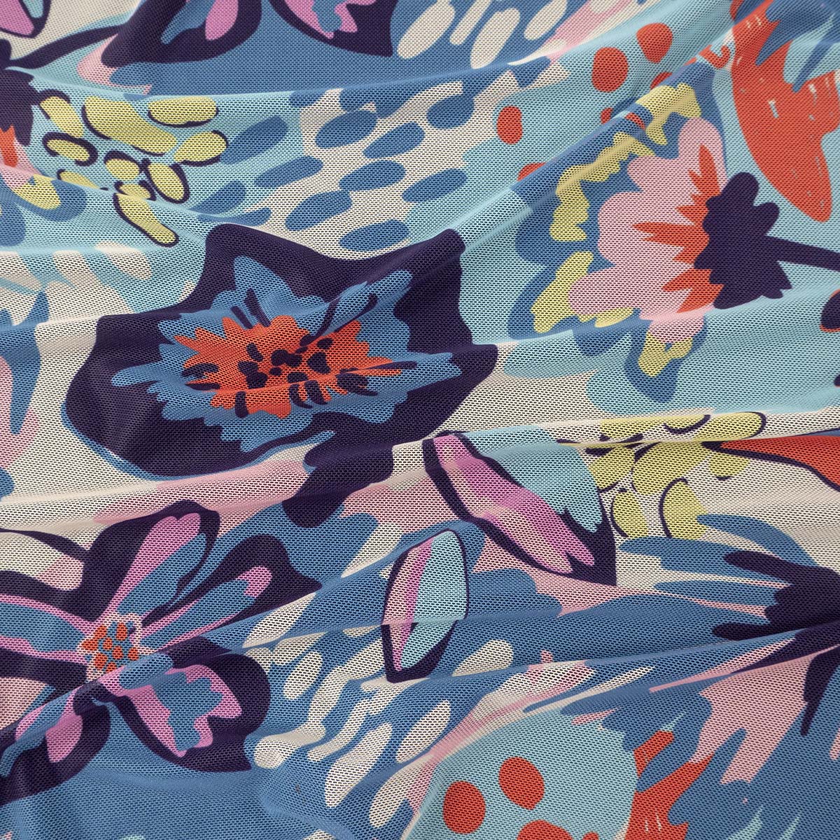 MALLA ESTAMPADA AGUAMARINA AZULEJO