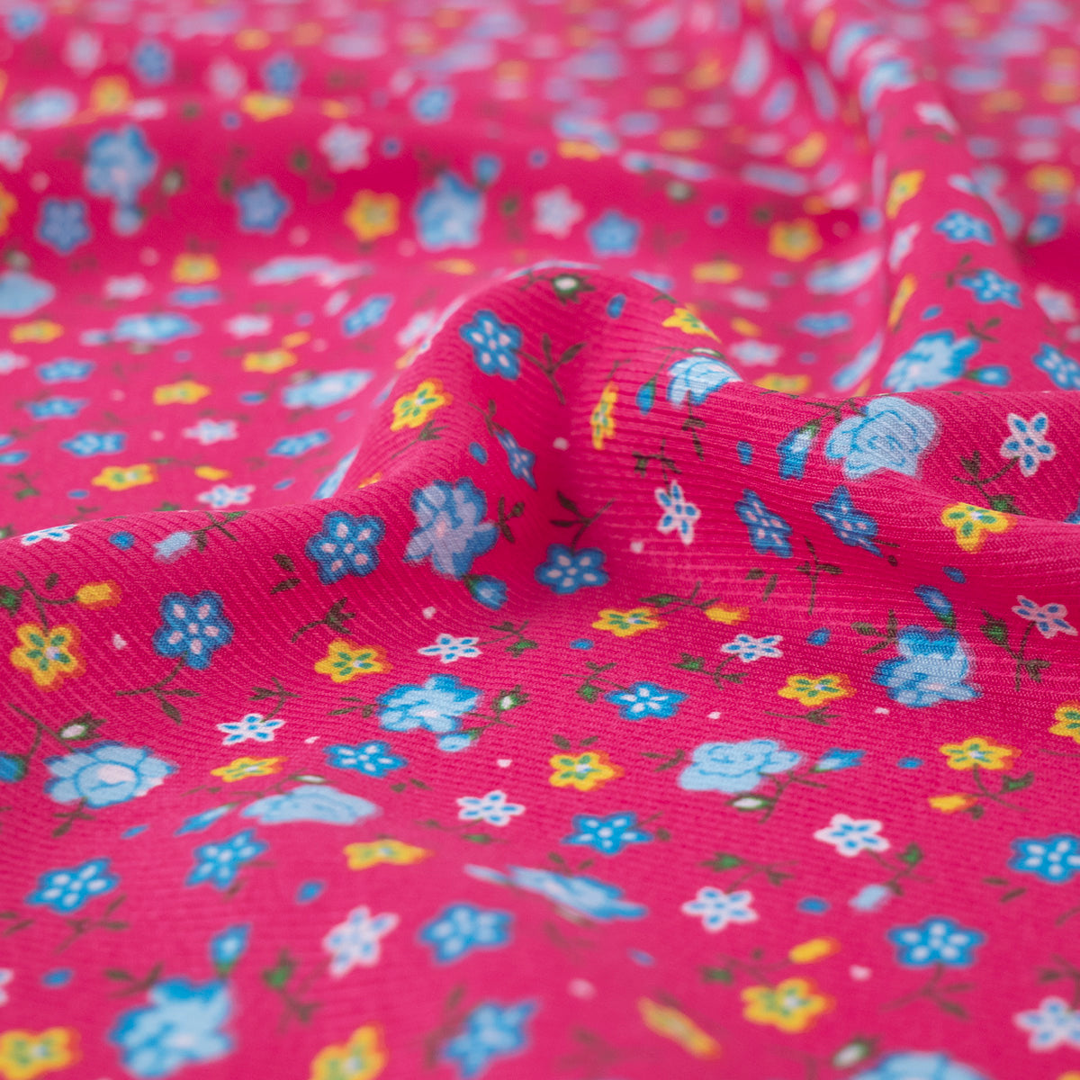 MICRO TWILL ESTAMPADO FUCSIA REMOLACHA