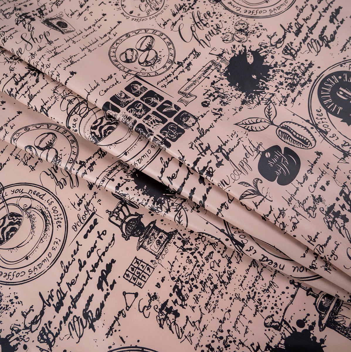PVC DOBLE ESTAMPADO ROSA NOVIA VINTAGE