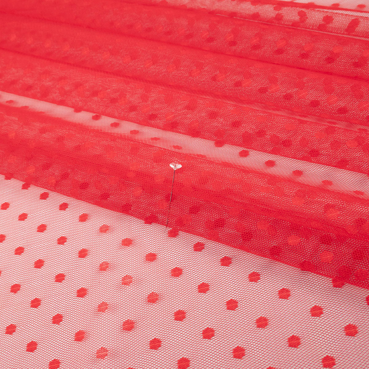 TUL PLUMETI LOLA ROJO RIBBON