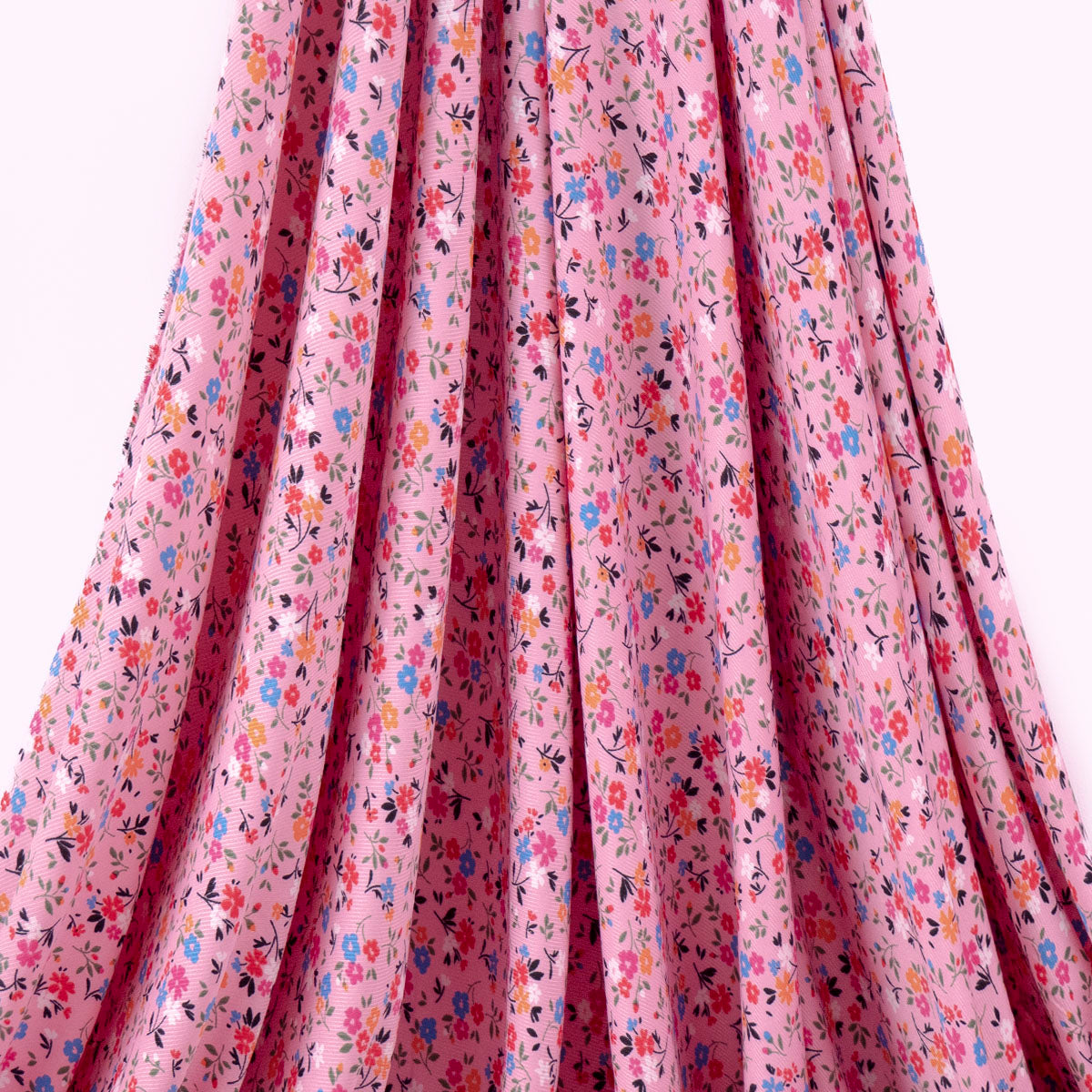 MICRO TWILL ESTAMPADO ROSA ORQUIDEA