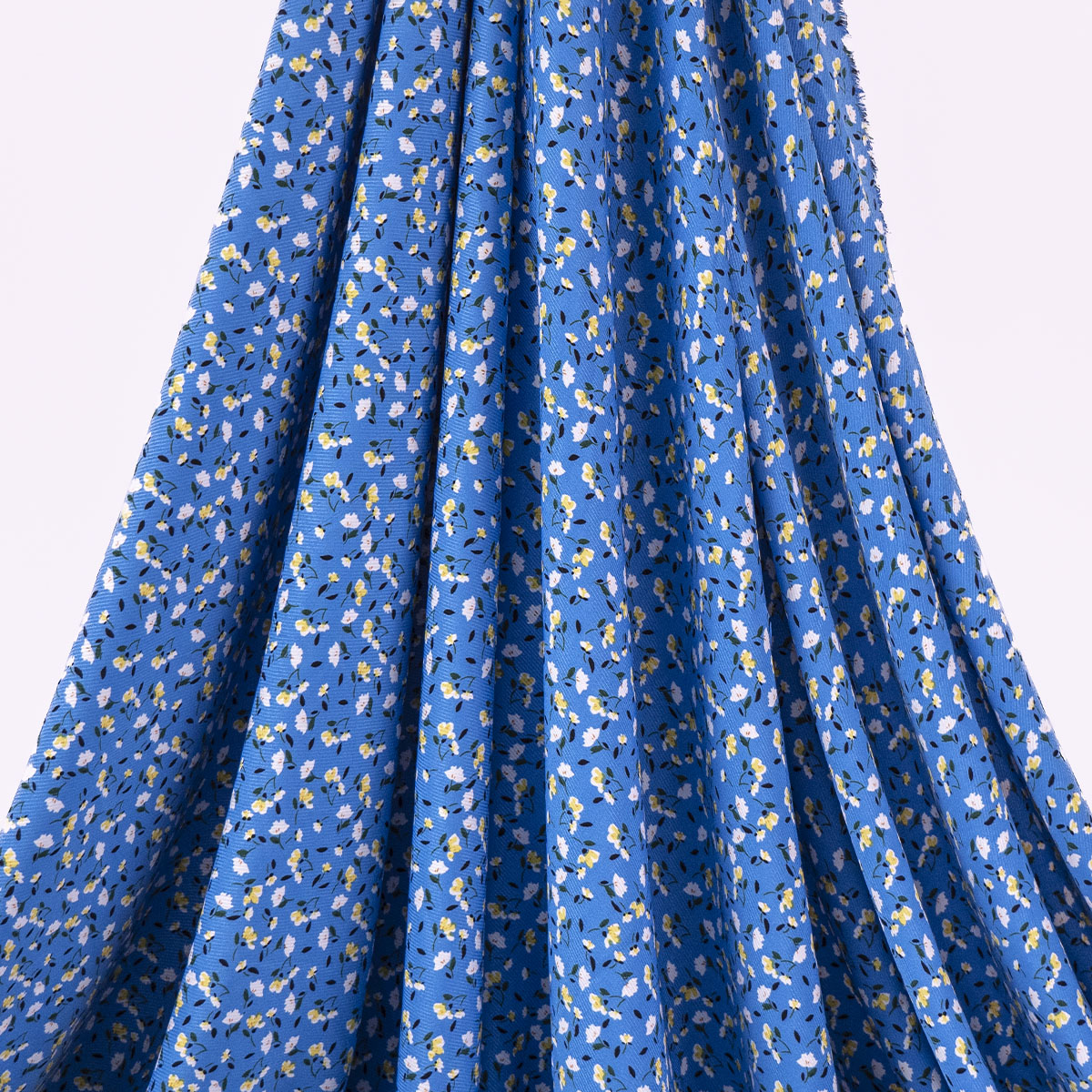 MICRO TWILL ESTAMPADO TURQUESA CYAN