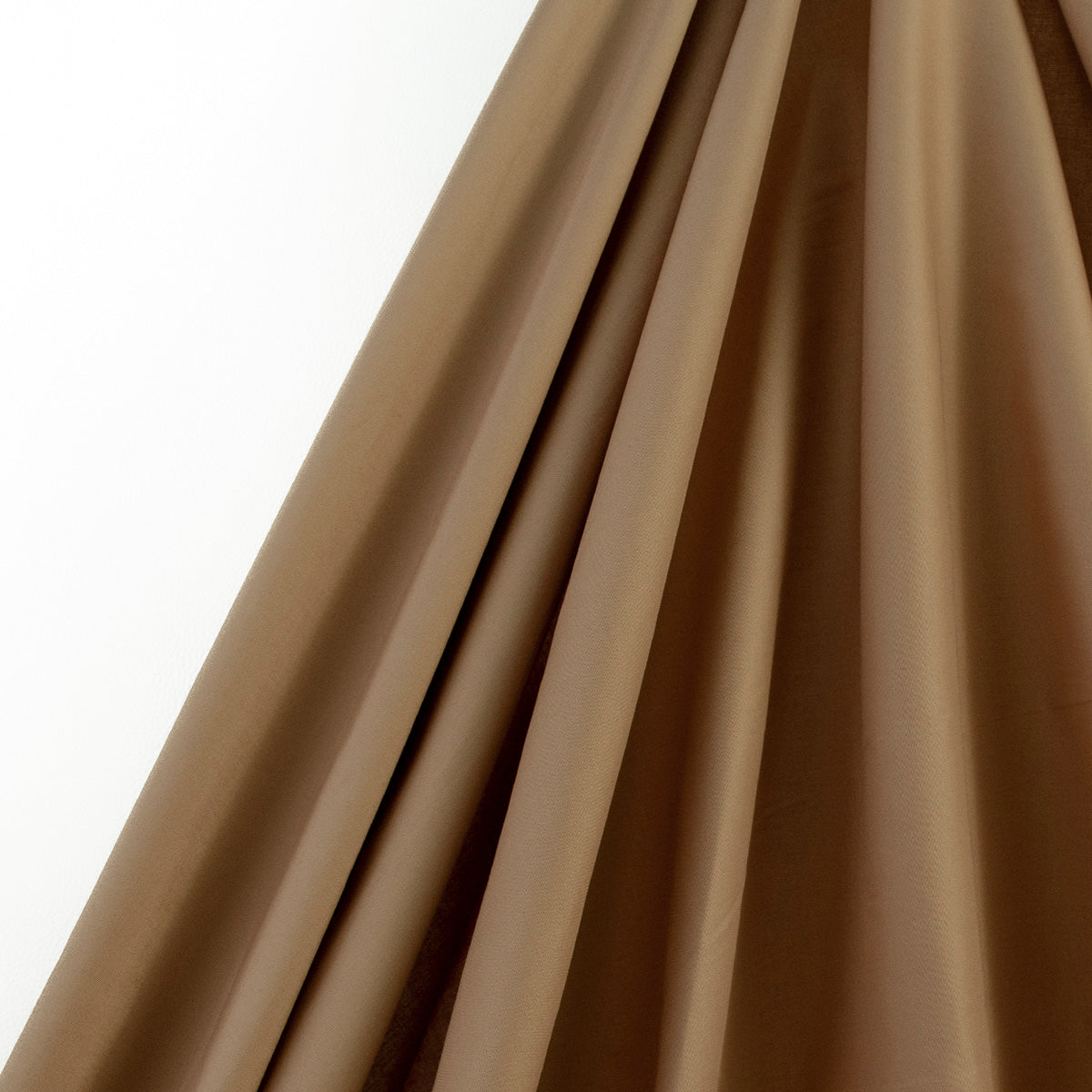 POPLIN COTTON LISO SP MARRON TABACO