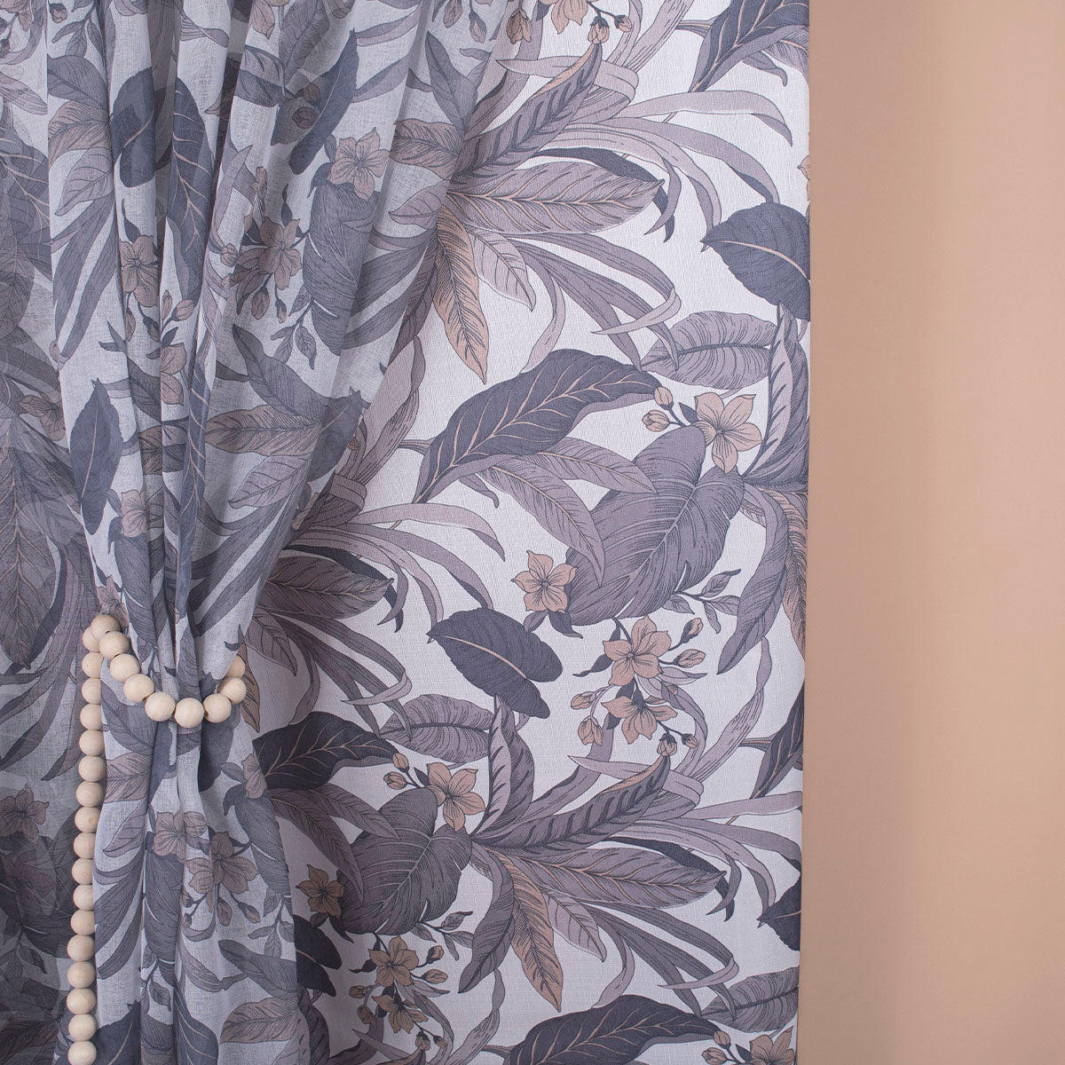 BOAL RUSTICO ESTAMPADO BLANCO BRILLANTE HOJAS