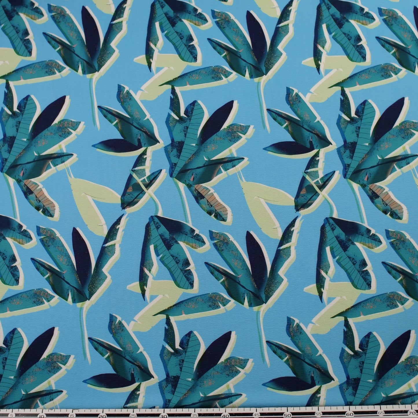 CREPE CEY ESTAMPADO TURQUESA CYAN