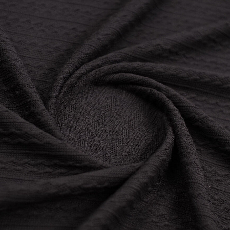 JERSEY CROCHET NEGRO METEORITO TRENSAS
