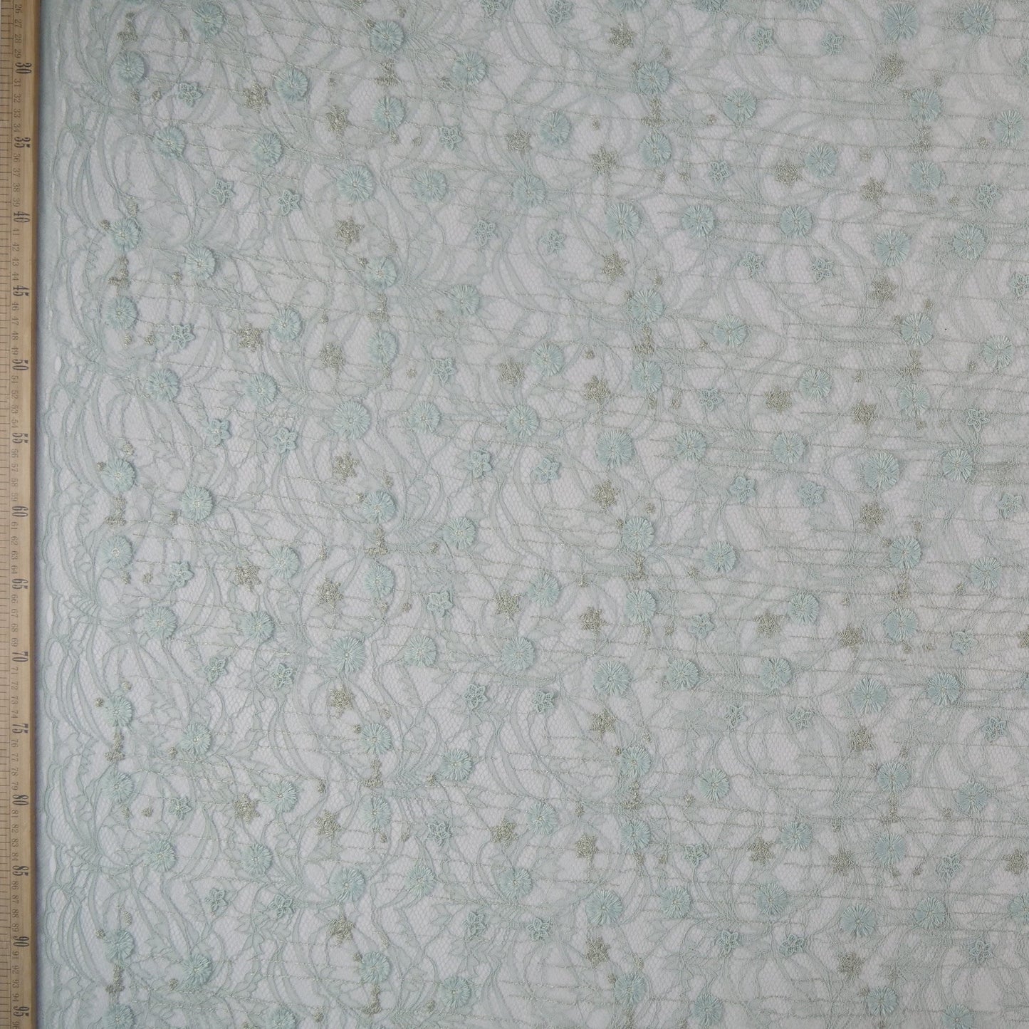 ENCAJE BORDADO VERDE SHAMROCK