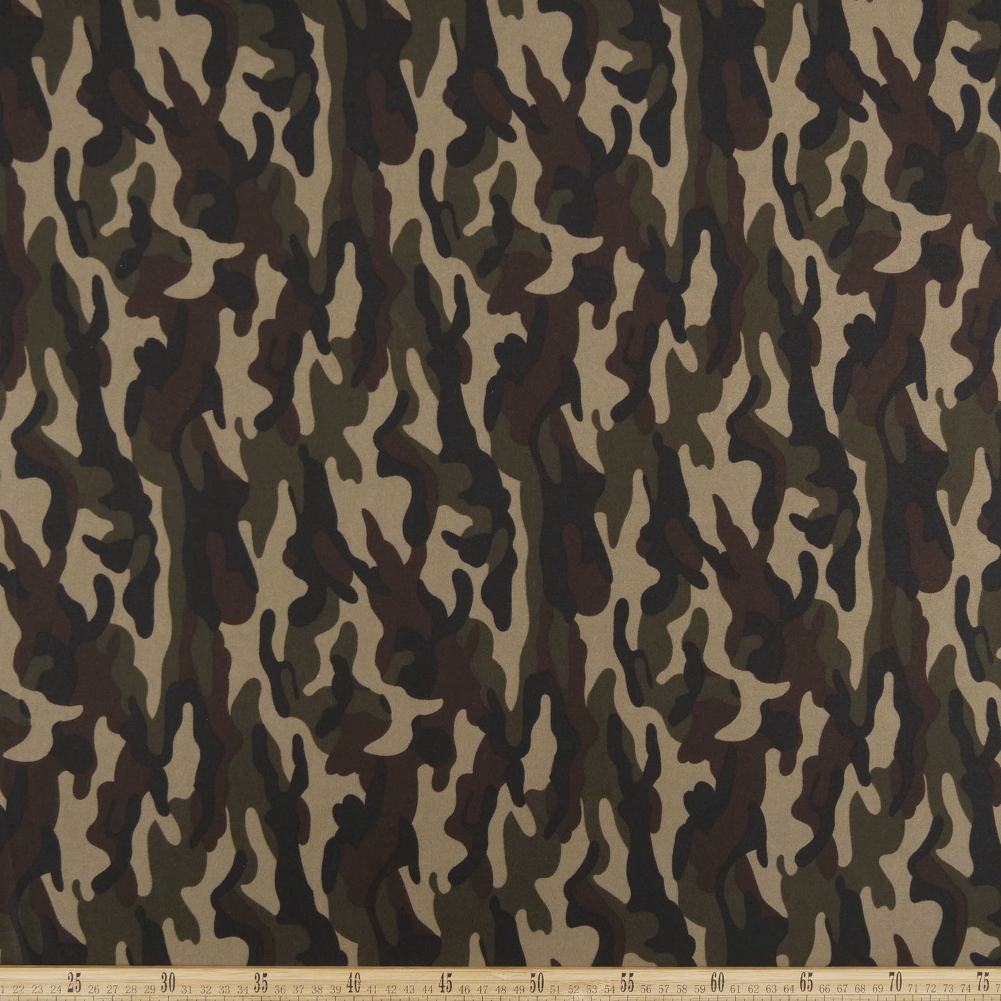 PIEL DE DURAZNO ESTAMPADO VERDE RIFLE CAMUFLAJE