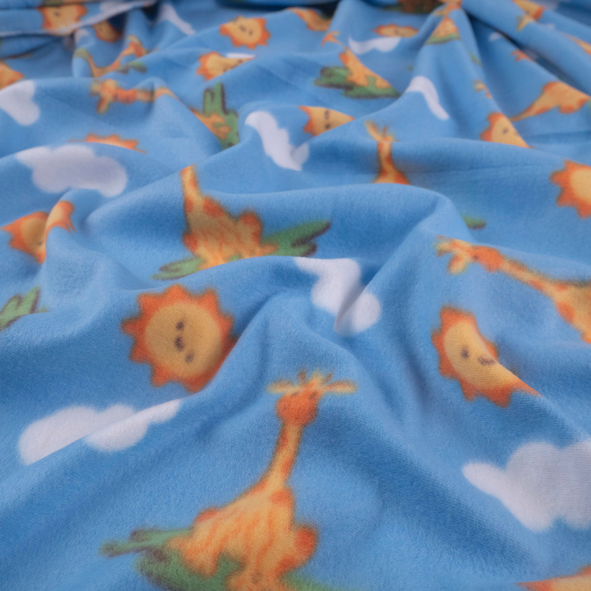 POLAR INFANTIL AZUL BELL CON JIRAFAS