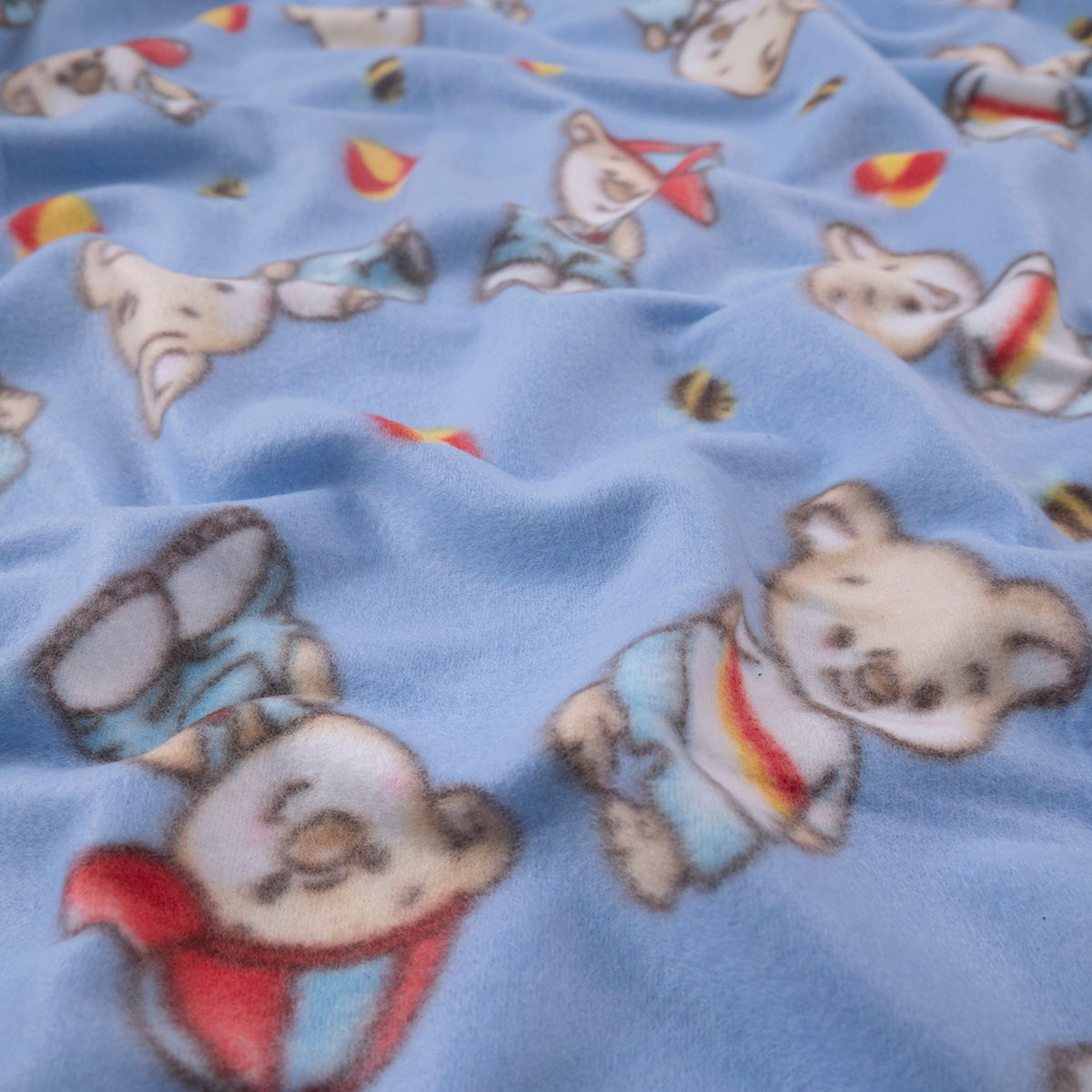 POLAR INFANTIL CELESTE SUENOS OSOS