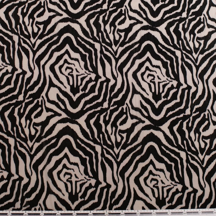 MODAL ESTAMPADO BLANCO BRILLANTE ANIMAL PRINT