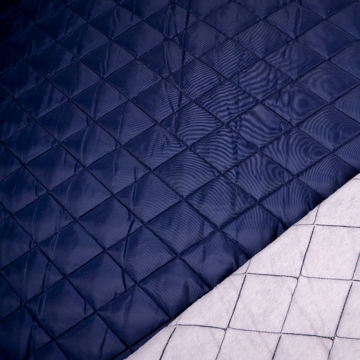 MATELASSE LISO AZUL DRESS ROMBOS