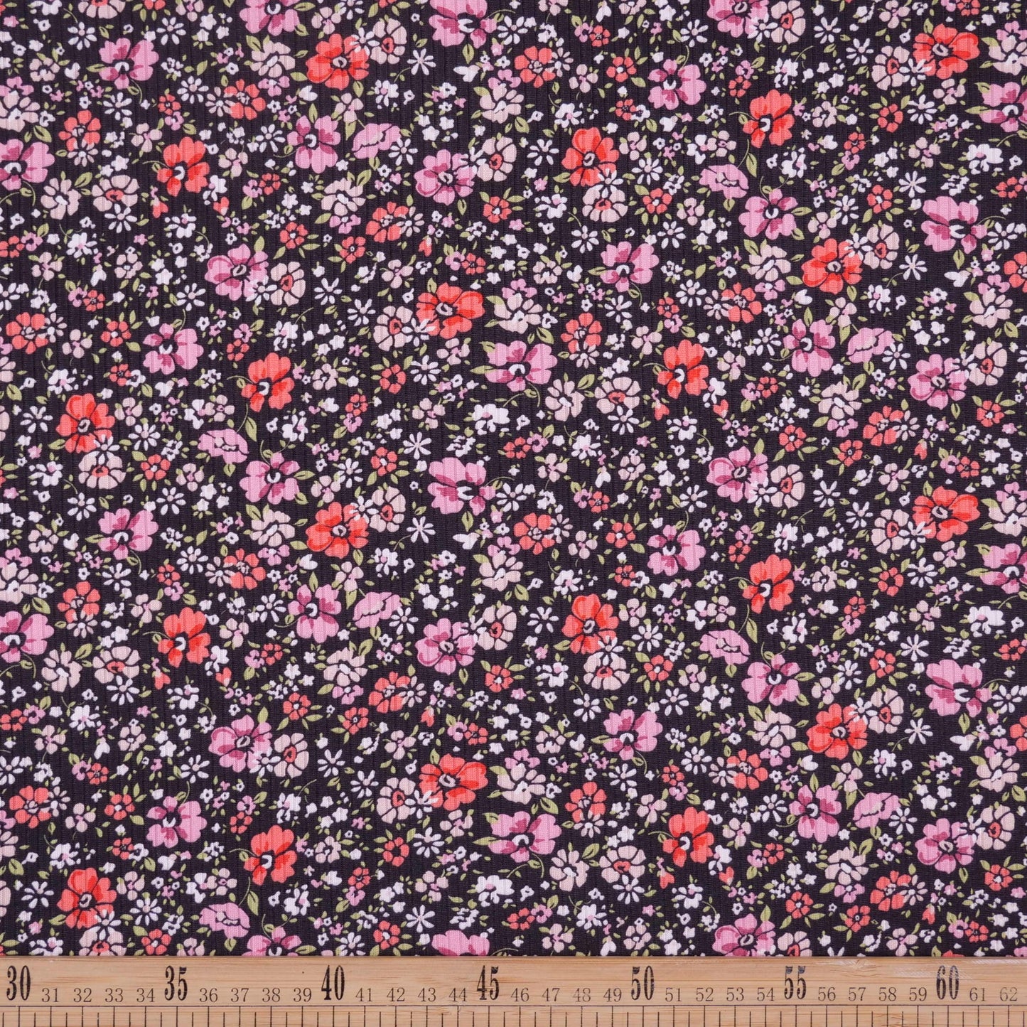 MORLEY ESTAMPADO NEGRO METEORITO FLORAL ROSA