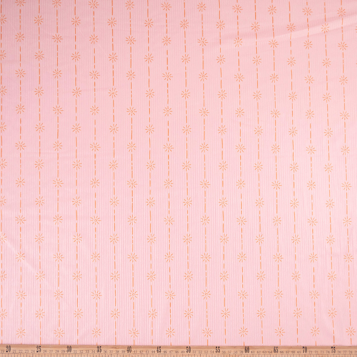 MORLEY ESTAMPADO ROSA DURAZNO COLLAGE DE FLORES