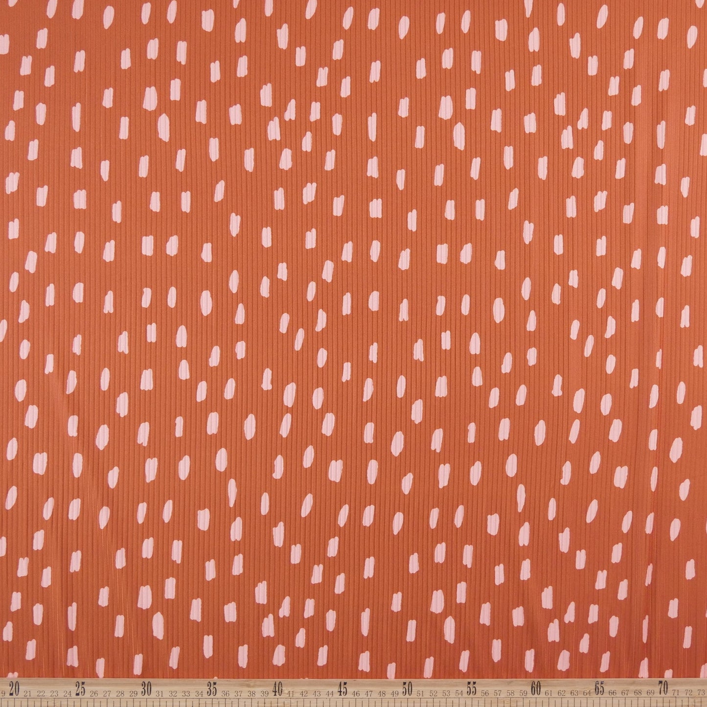 MORLEY ESTAMPADO MARRON CUERO LLUVIA DE PUNTOS