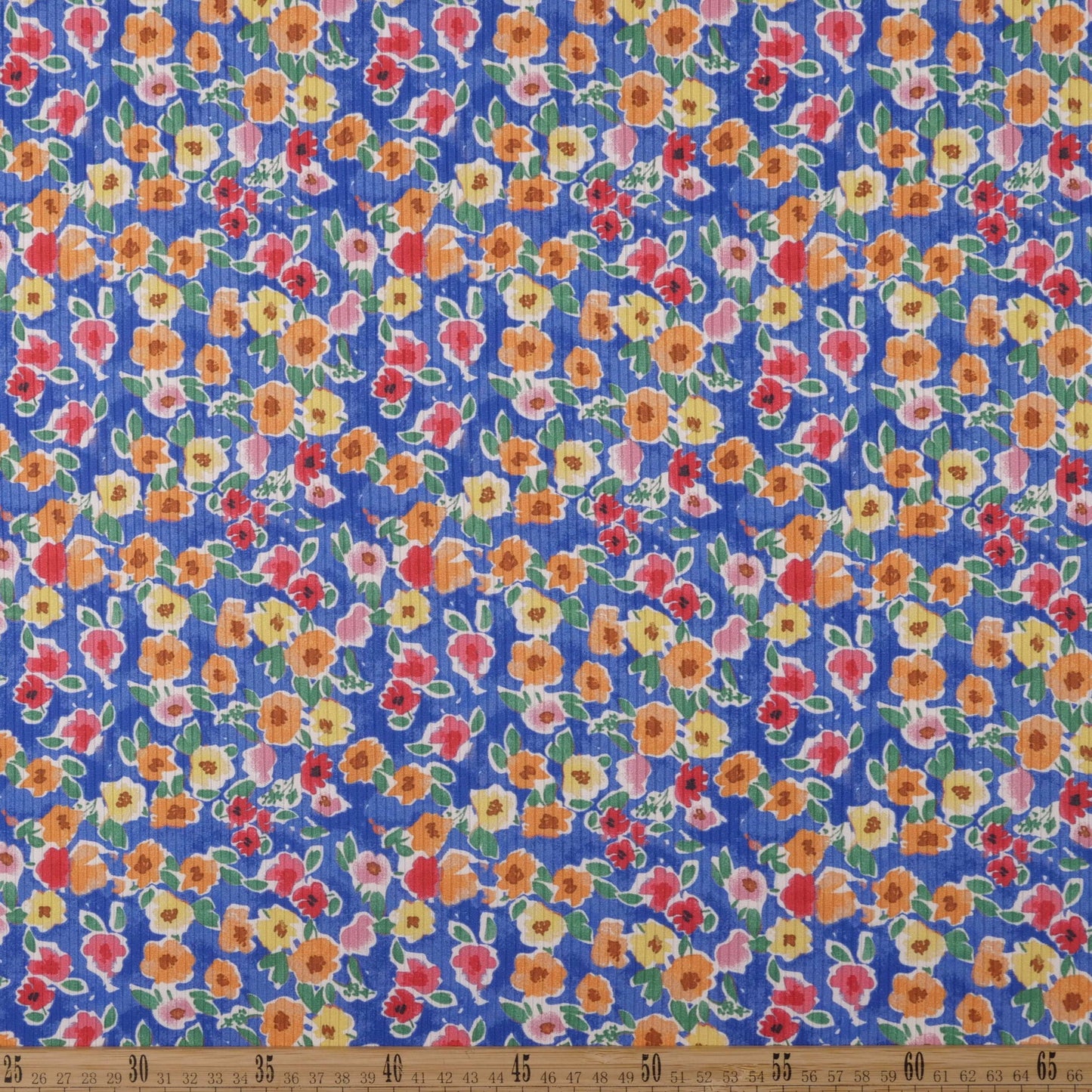 MORLEY ESTAMPADO AZUL SURF FLORES COLORIDAS