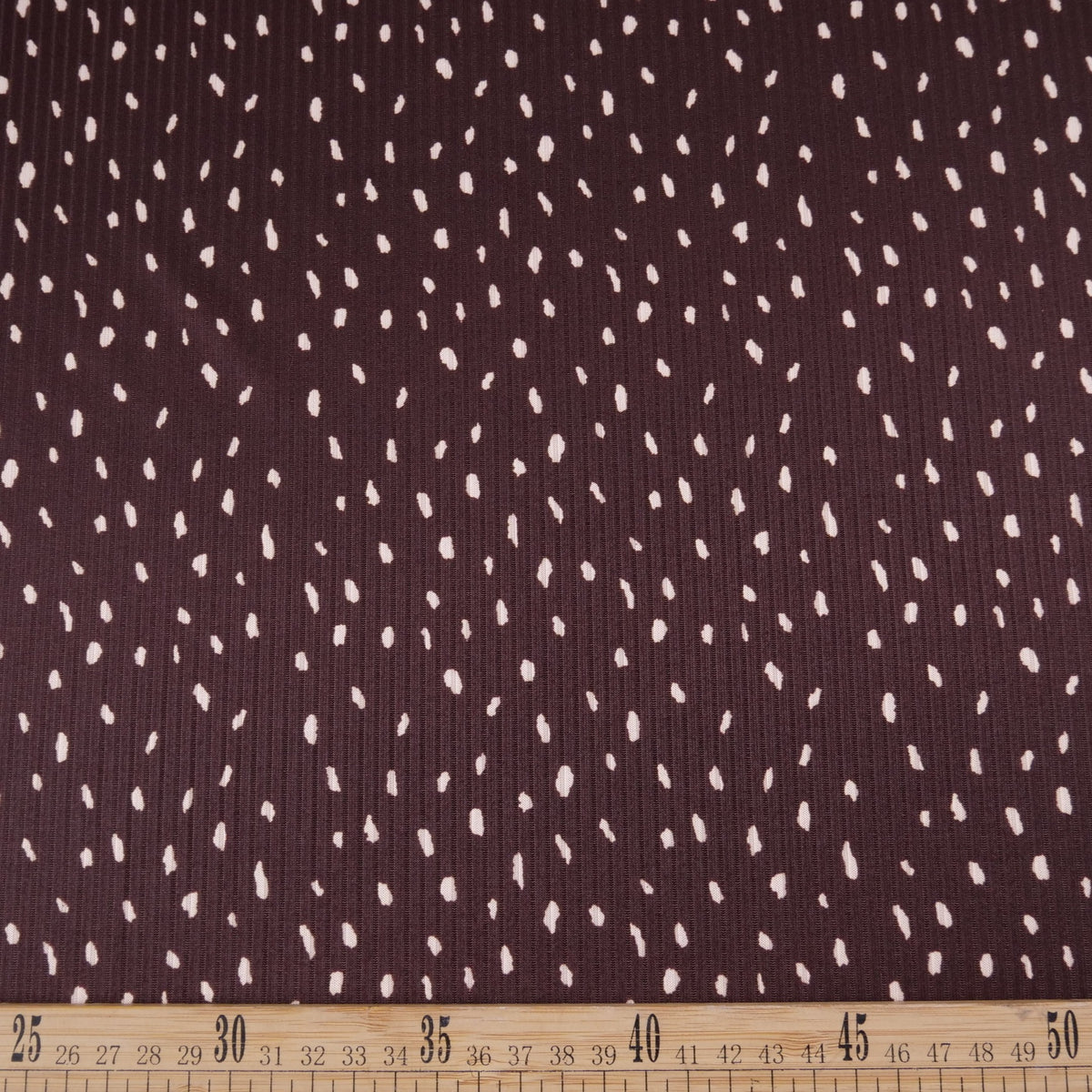 MORLEY ESTAMPADO MARRON CHOCOLATE AMARGO LUNARES