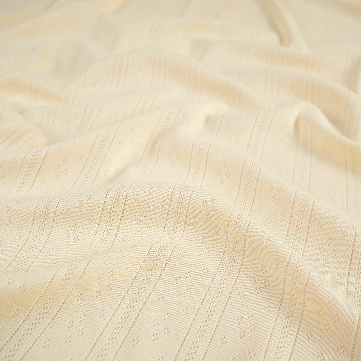 JACQUARD COTTON LISO AMARILLO TIERNO RAYAS