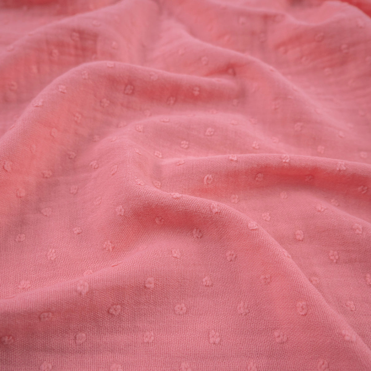 BABY COTTON PLUMETI ROSA FRESA