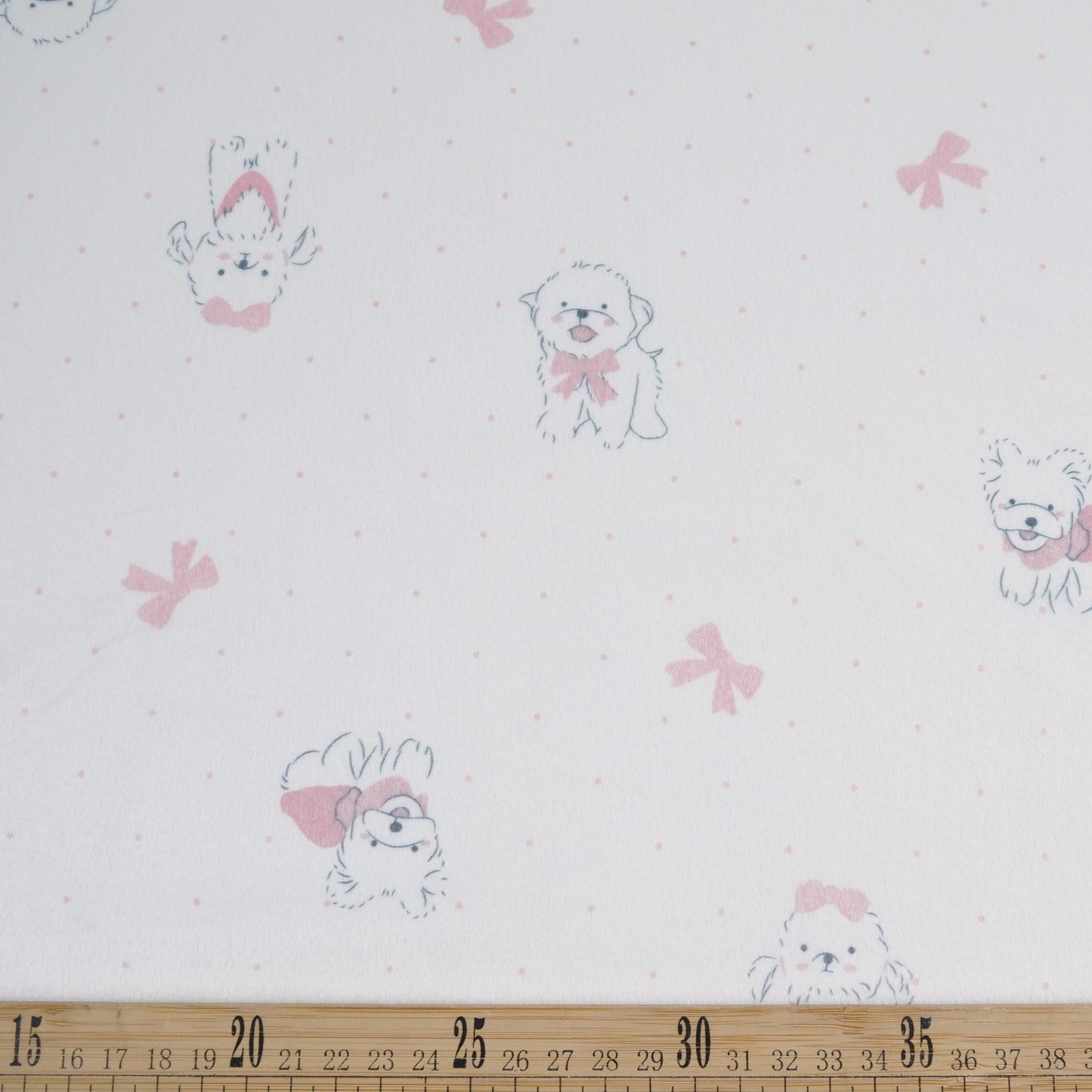 PANA ALOBA INFANTIL BLANCO BRILLANTE PERRITOS