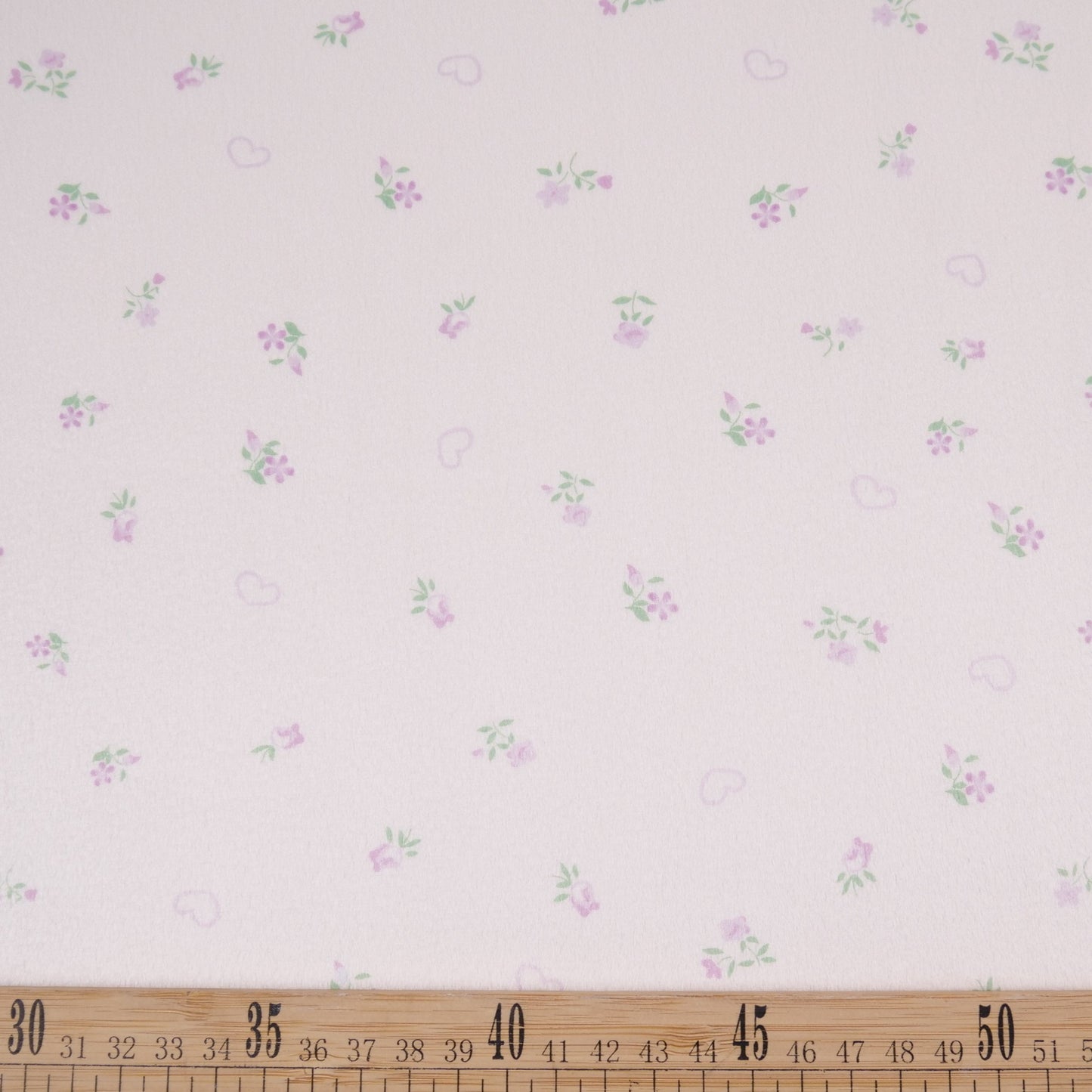 PANA ALOBA INFANTIL BLANCO PAPIRO FLORES Y CORAZONES
