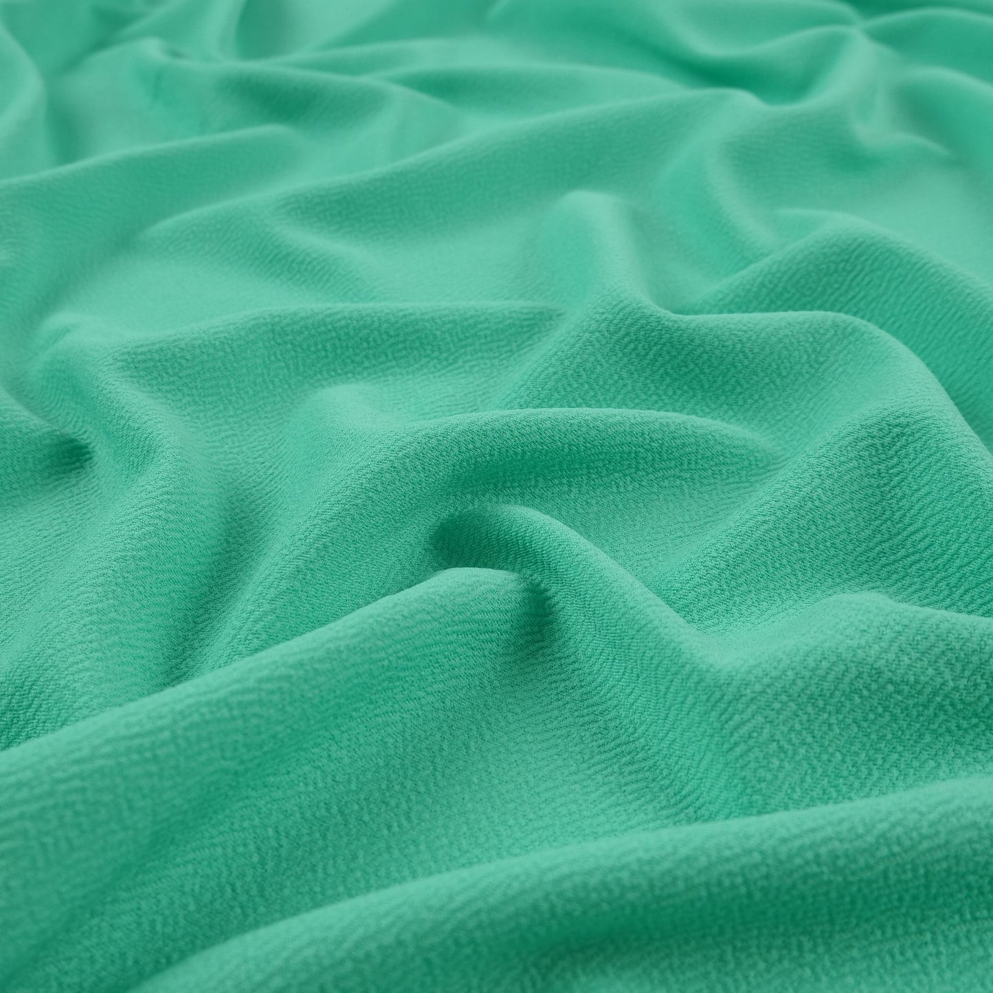 CREPE BOUCLE VERDE AGUA TURQUESA