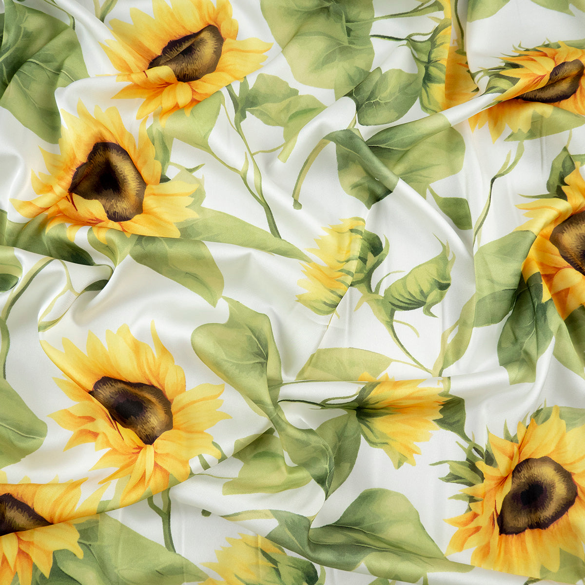 GASA SATINADA ESTAMPADO BLANCO BRILLANTE