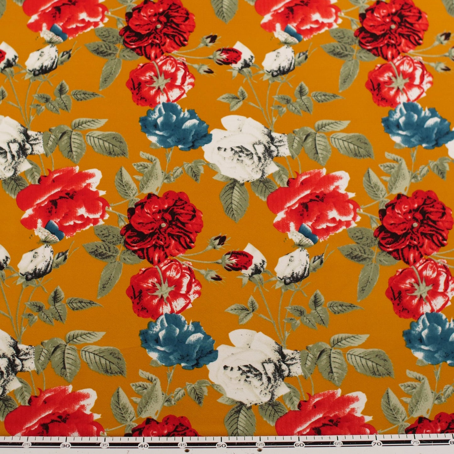 CREPE BOUCLE ESTAMPADO AMARILLO MINERAL