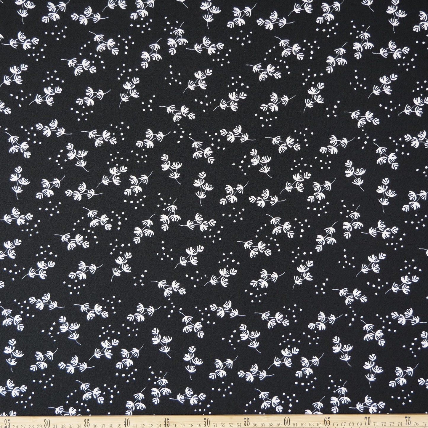 CREPE BOUCLE ESTAMPADO NEGRO METEORITO