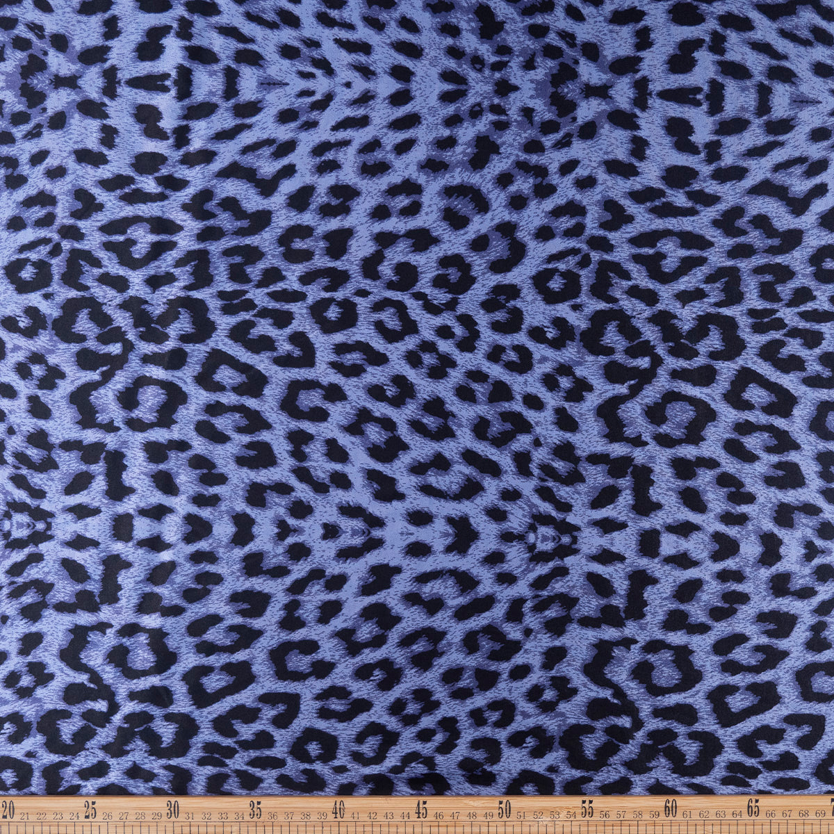 SATEN ESTAMPADO AZUL ULTRAMARINO ANIMAL PRINT