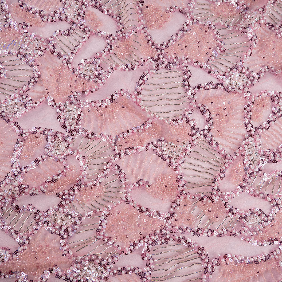 TUL PRADA MAGENTA FLOR CACTUS ABSTRACTO