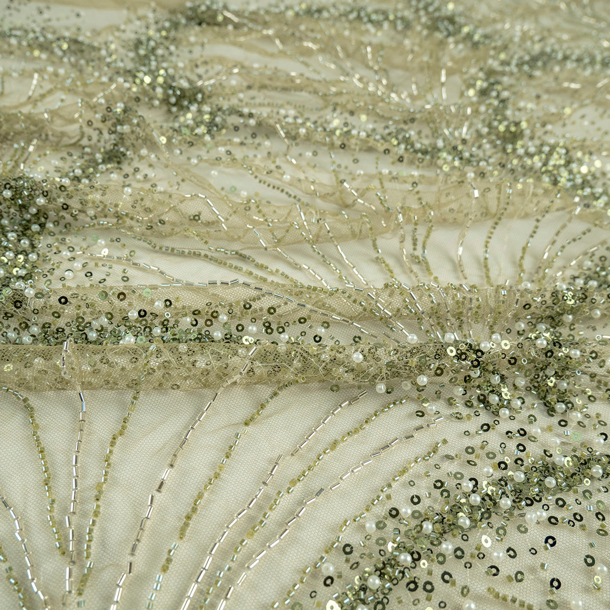 TUL PRADA VERDE OLIVA MARRON