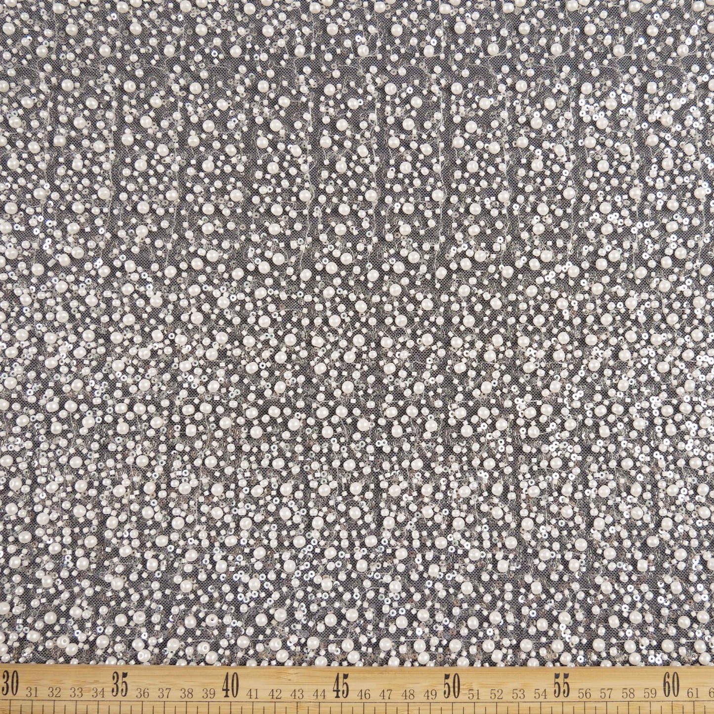 TUL FENDI BLANCO BRILLANTE CON PERLAS