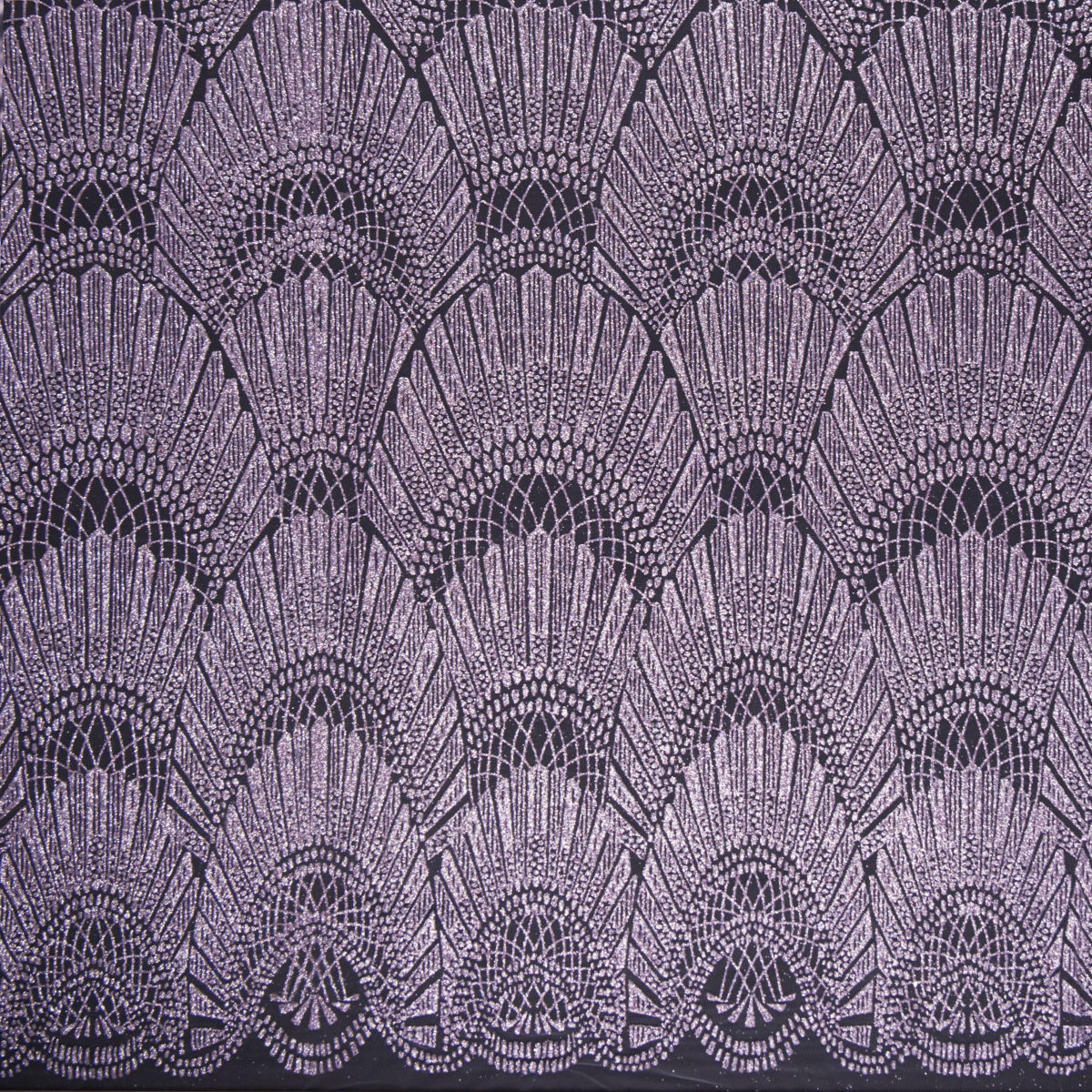 TUL LOLA VIOLETA AFRICA GLITTER GEOMETRICO