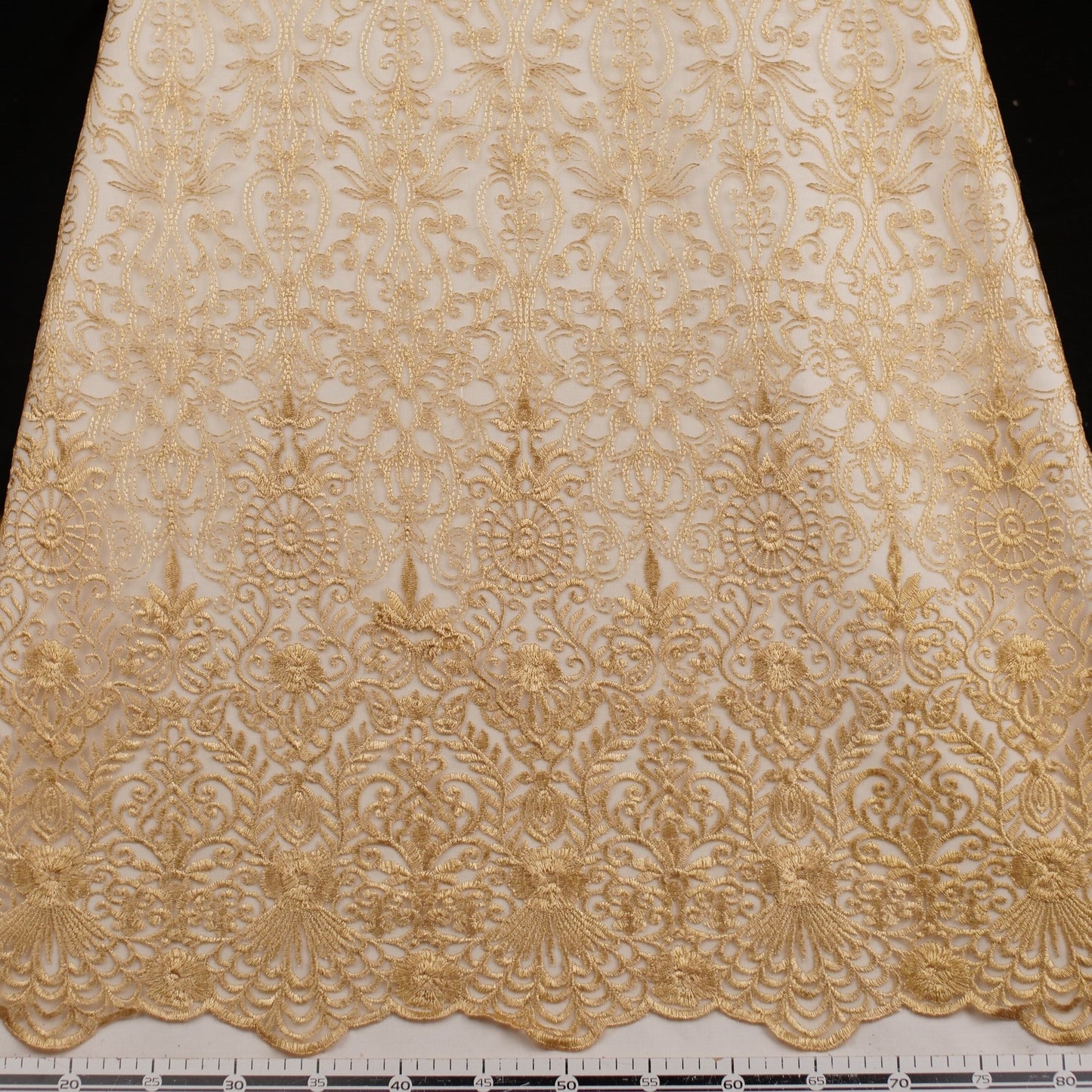 TUL LOLA CAMEL SEMILLAS ARABESCO