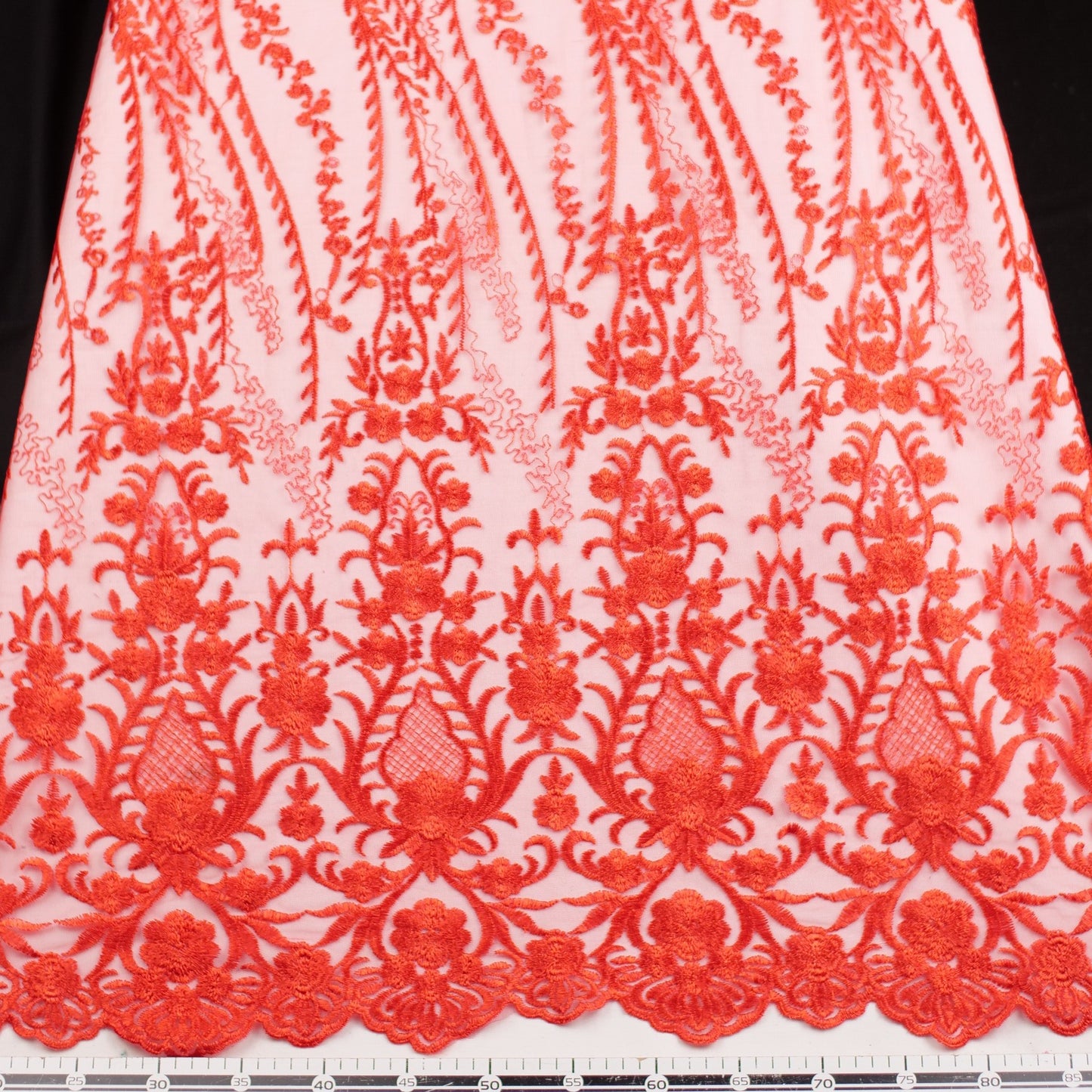 TUL LOLA ROJO SCARLATA DAMASCO