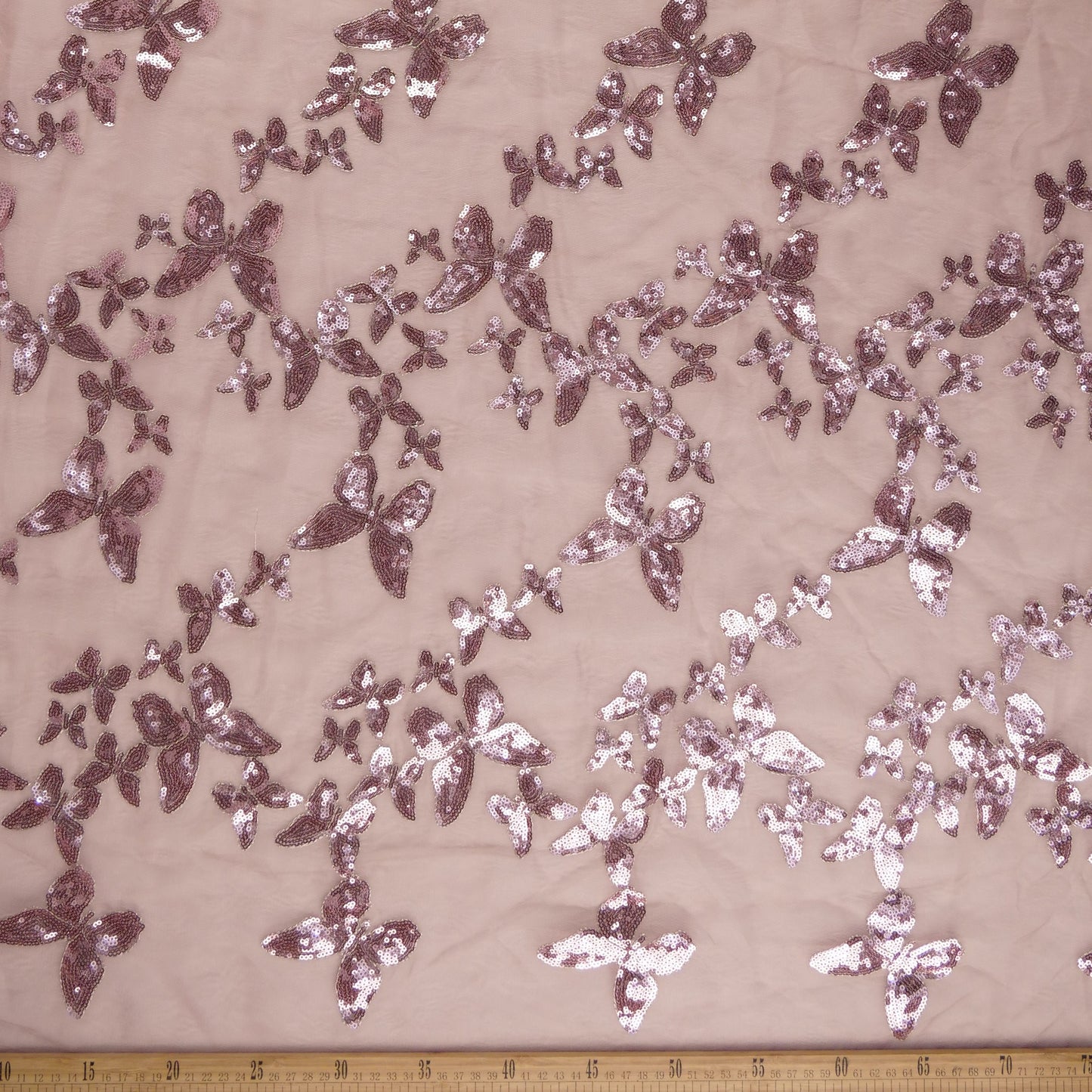 ORGANZA GALLIANO ROSA WOODROSE MARIPOSAS