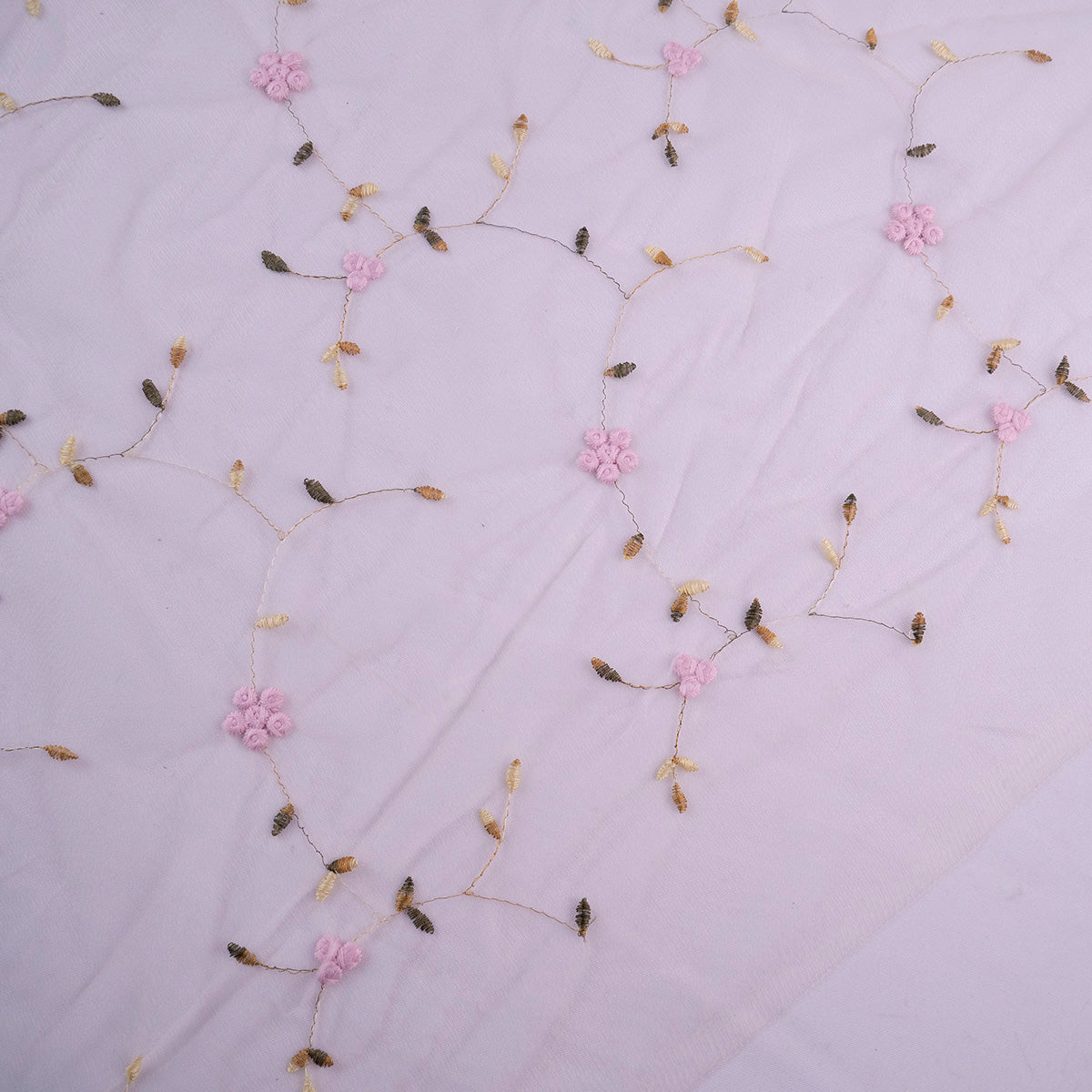 TUL SOPHIA ROSA MISTY CON FLORES PEQUEÑAS