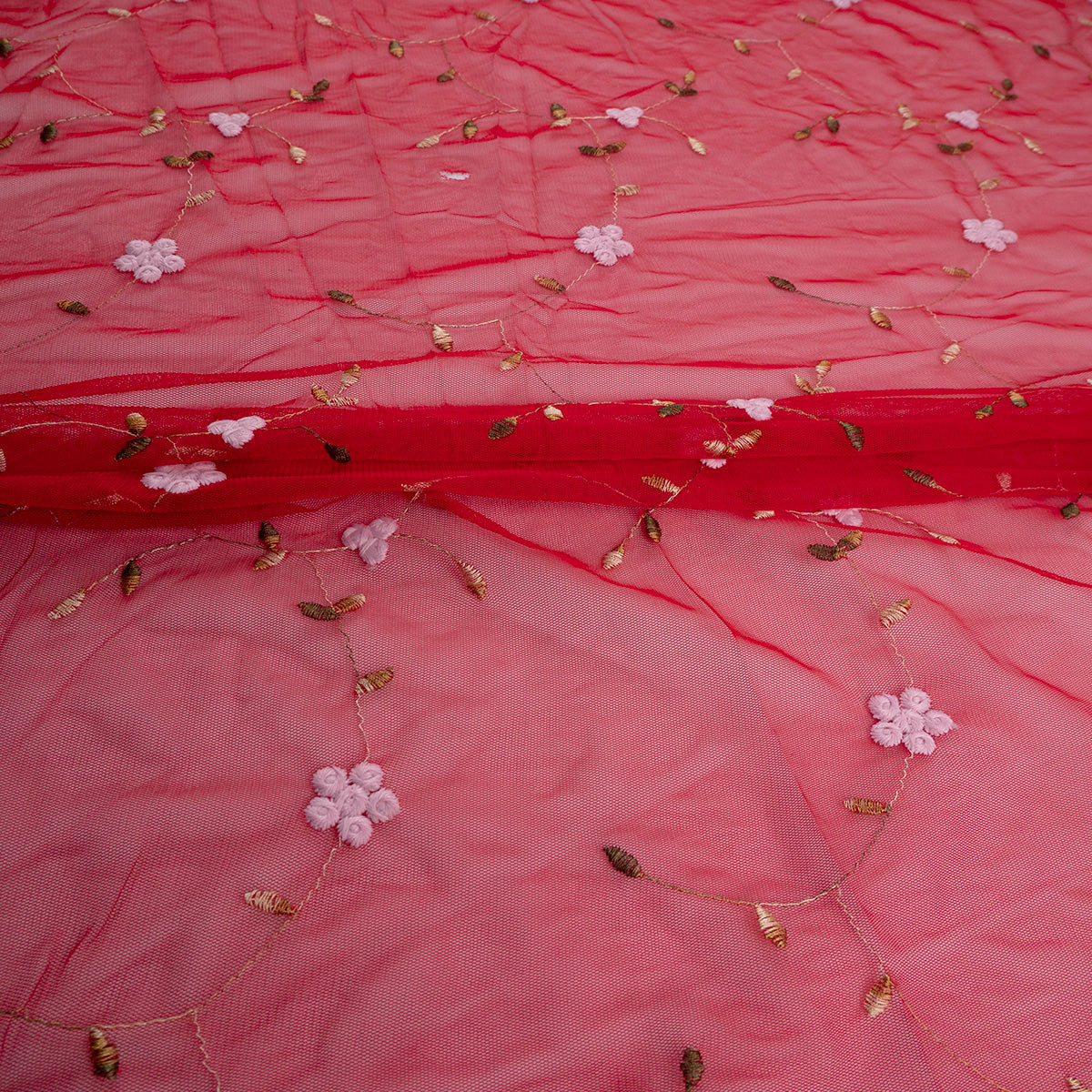 TUL SOPHIA ROJO PROFUNDO CLARET FLORES